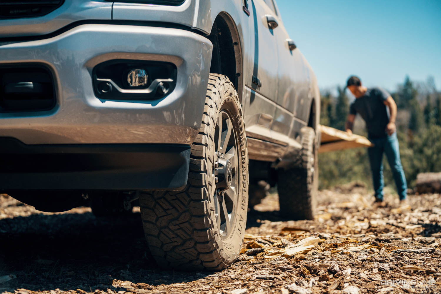 Nitto Recon Grappler A/T tire tread and sidewall detail