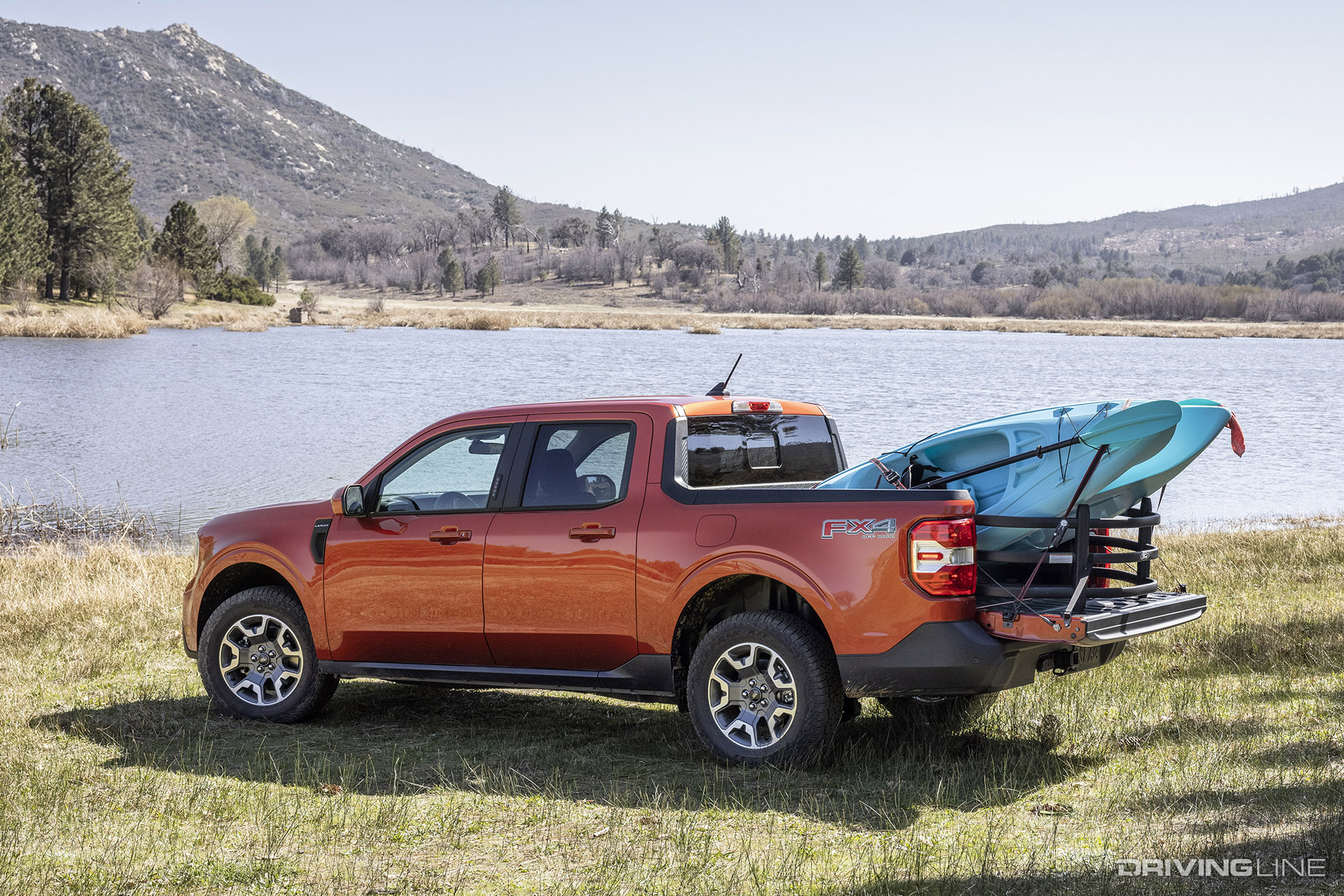 Ford Maverick FX4 with Kayaks