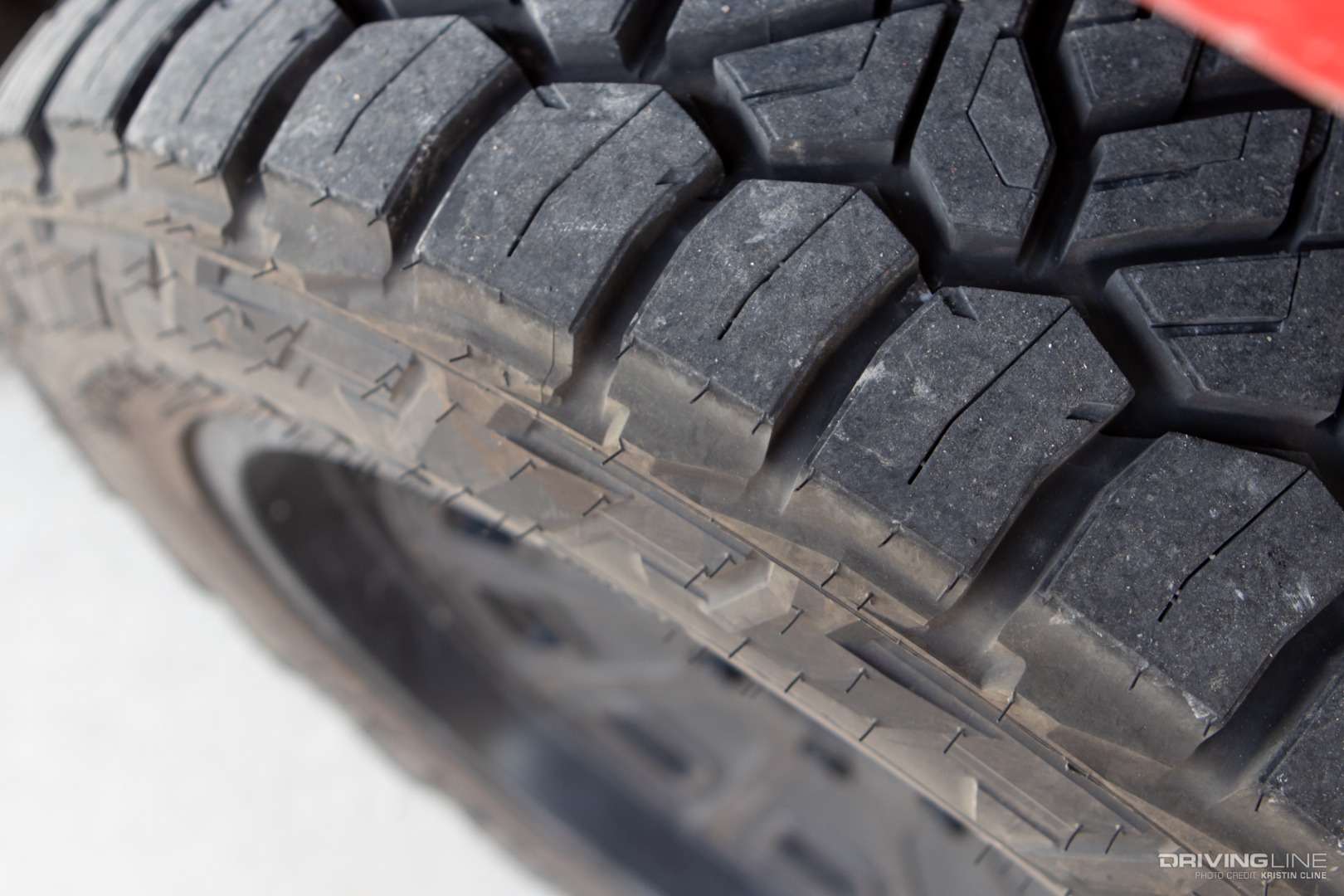 Nitto Recon Grappler A/T Tire tread block detail