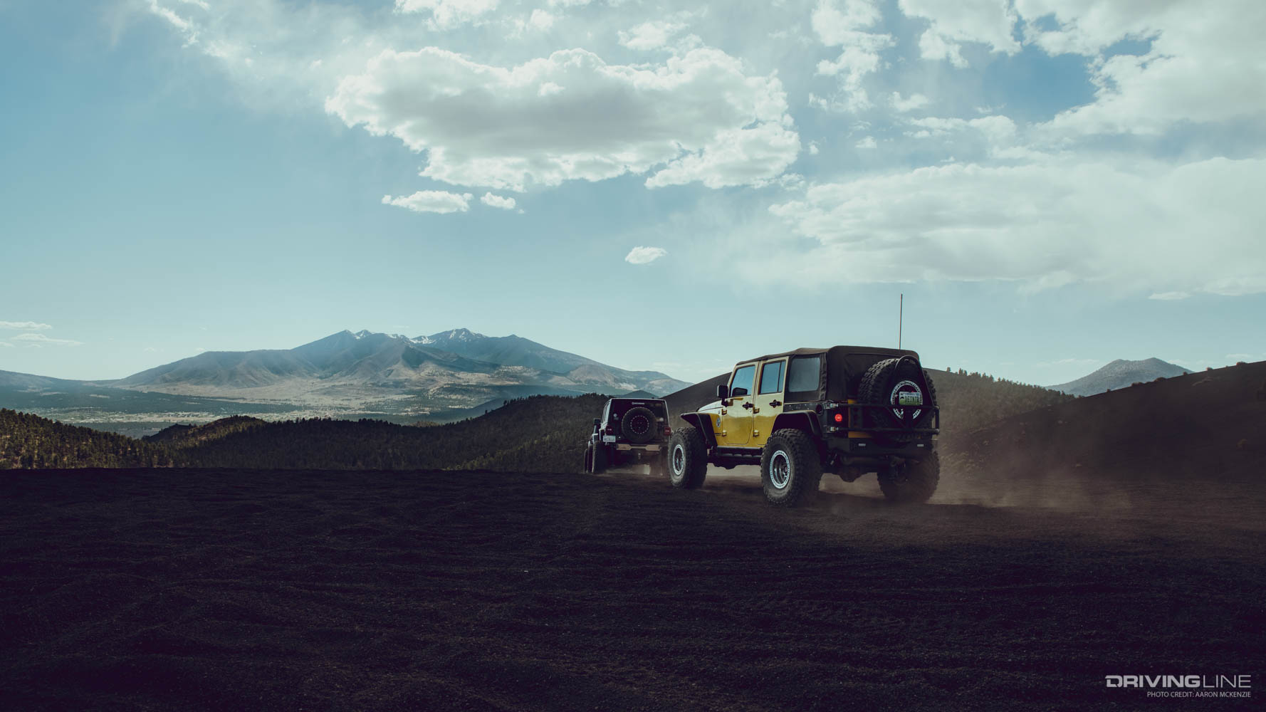 On the Trail: Cinder Hills, AZ 3 Jeeps on Nitto Trail Grappler Tires