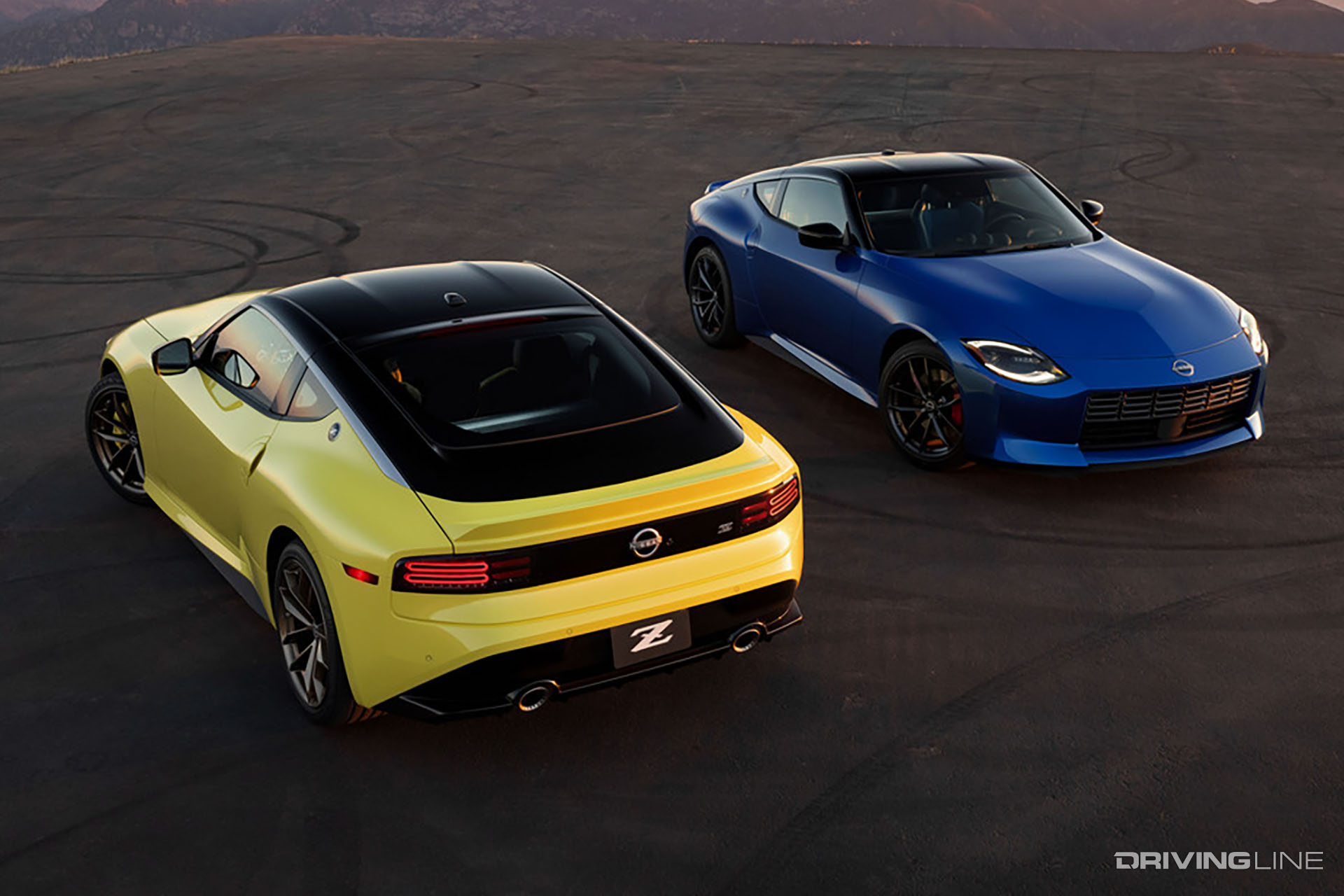 2023 Nissan Blue and Yellow