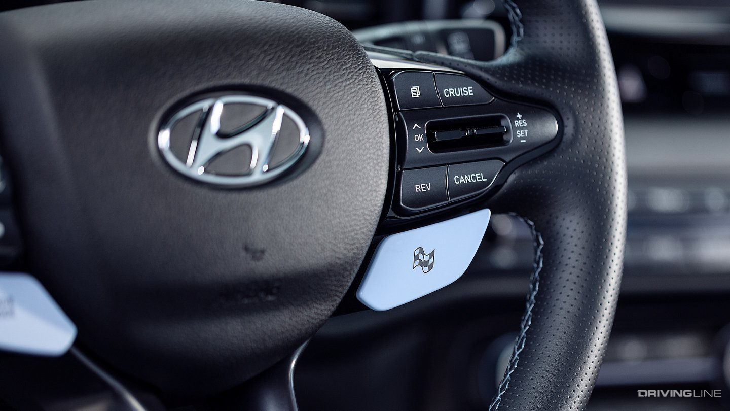 Hyundai Veloster N steering wheel