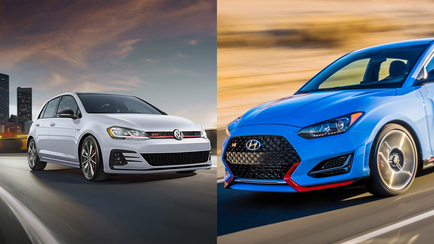 VW Golf GTI and Hyundai Veloster N