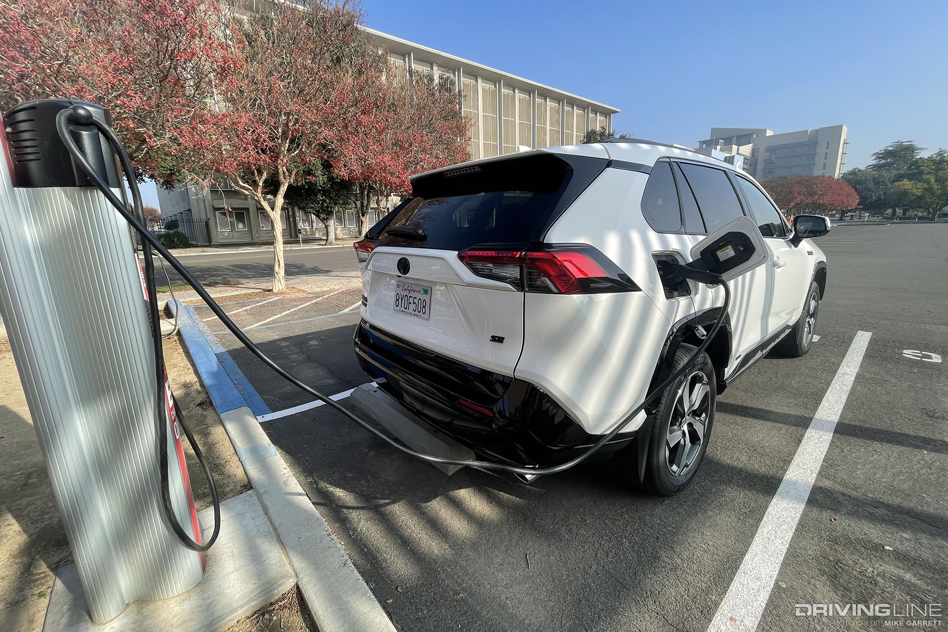 2021 Toyota RAV4 Prime at Charging Station