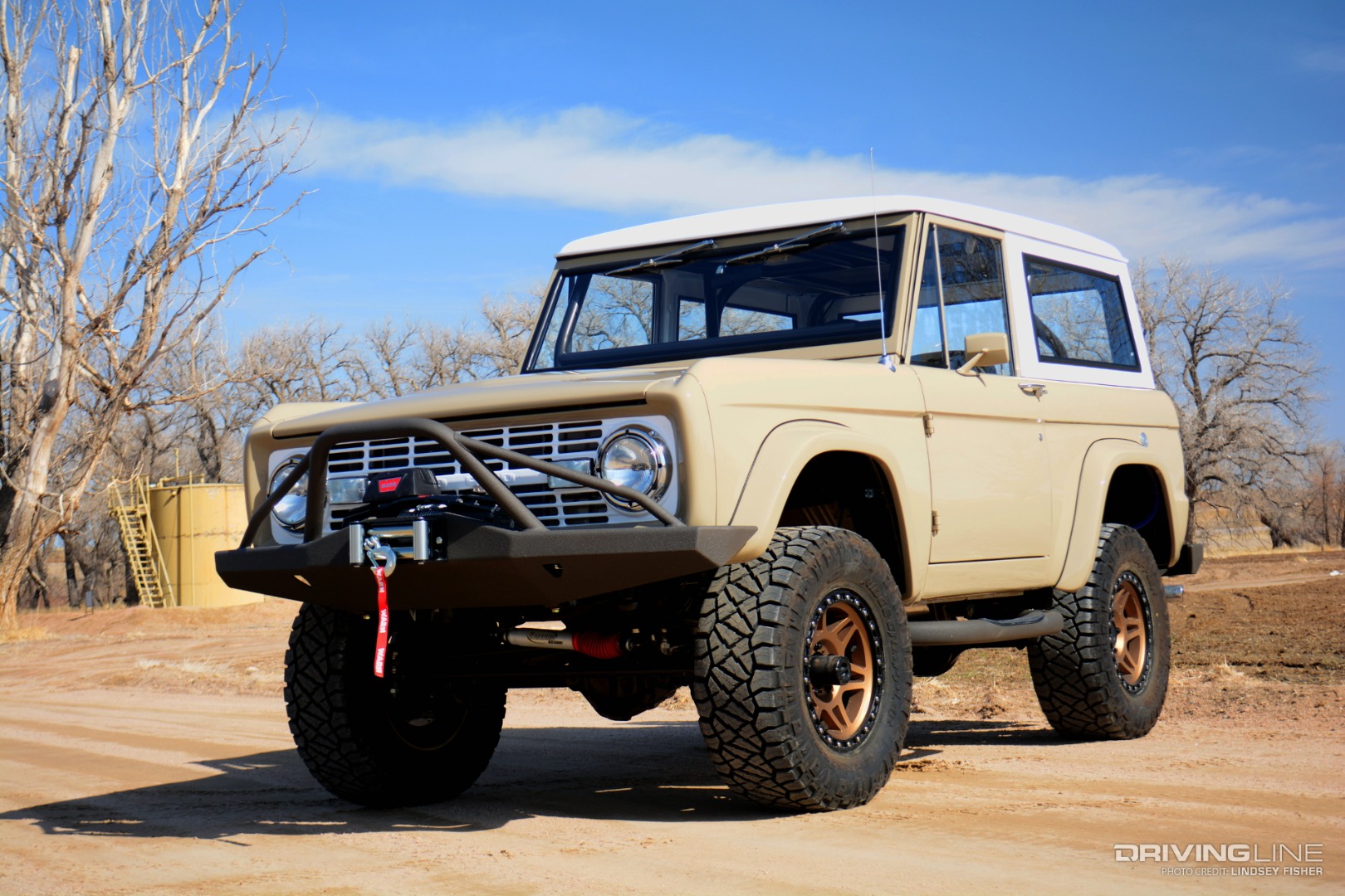 1974 Ford Bronco Front Three-Quarter view