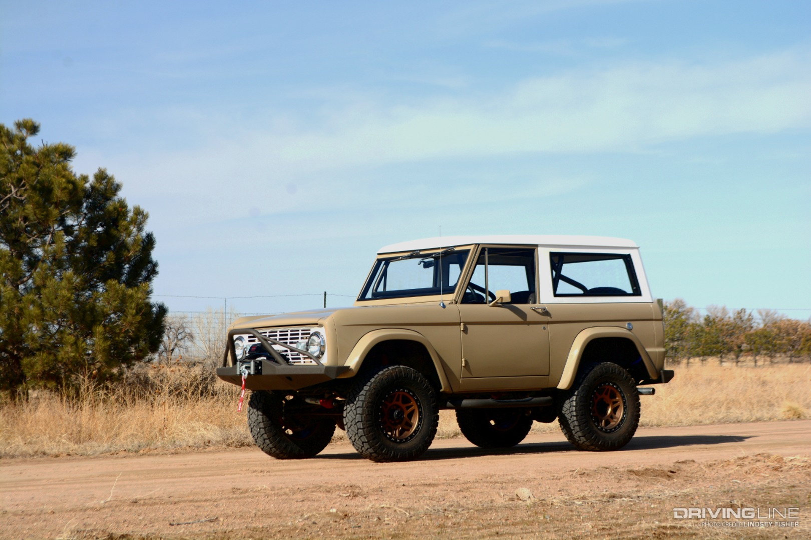 1974 Ford Bronco Driver's Side from Front