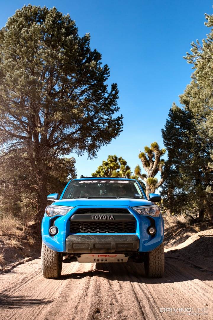 4Runner off-roading on Burns Canyon Road in Big Bear