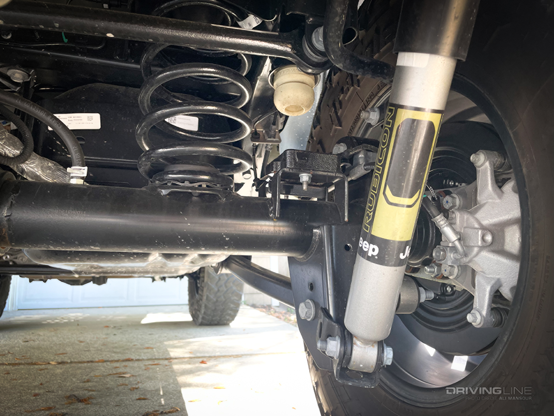 bumpstop details on Jeep Wrangler Unlimited Rubicon 392 Xtreme Recon 37 No Lift