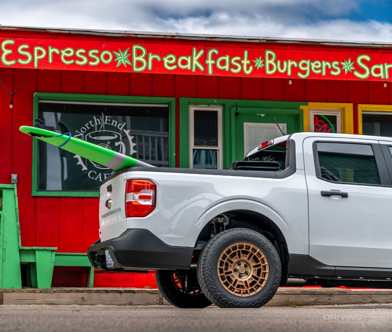 2022 Ford Maverick Hybrid bed side profile