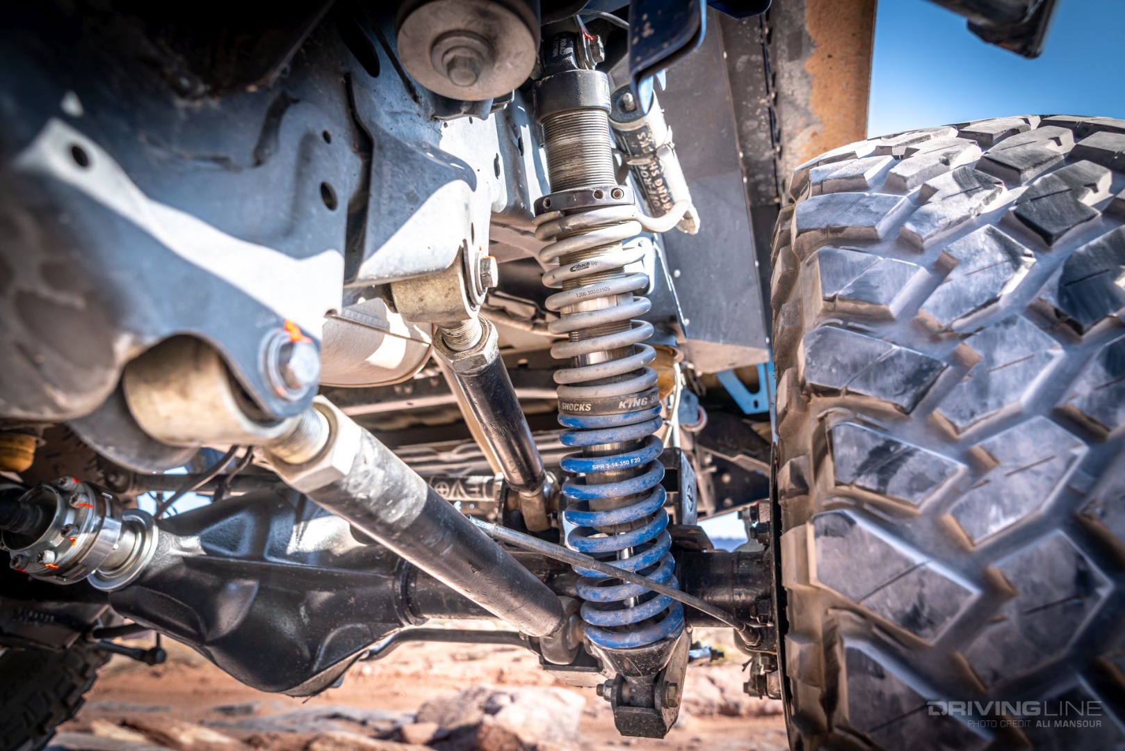 Jeep Gladiator Rubicon on 40s Overland Build EVO MFG rear suspension