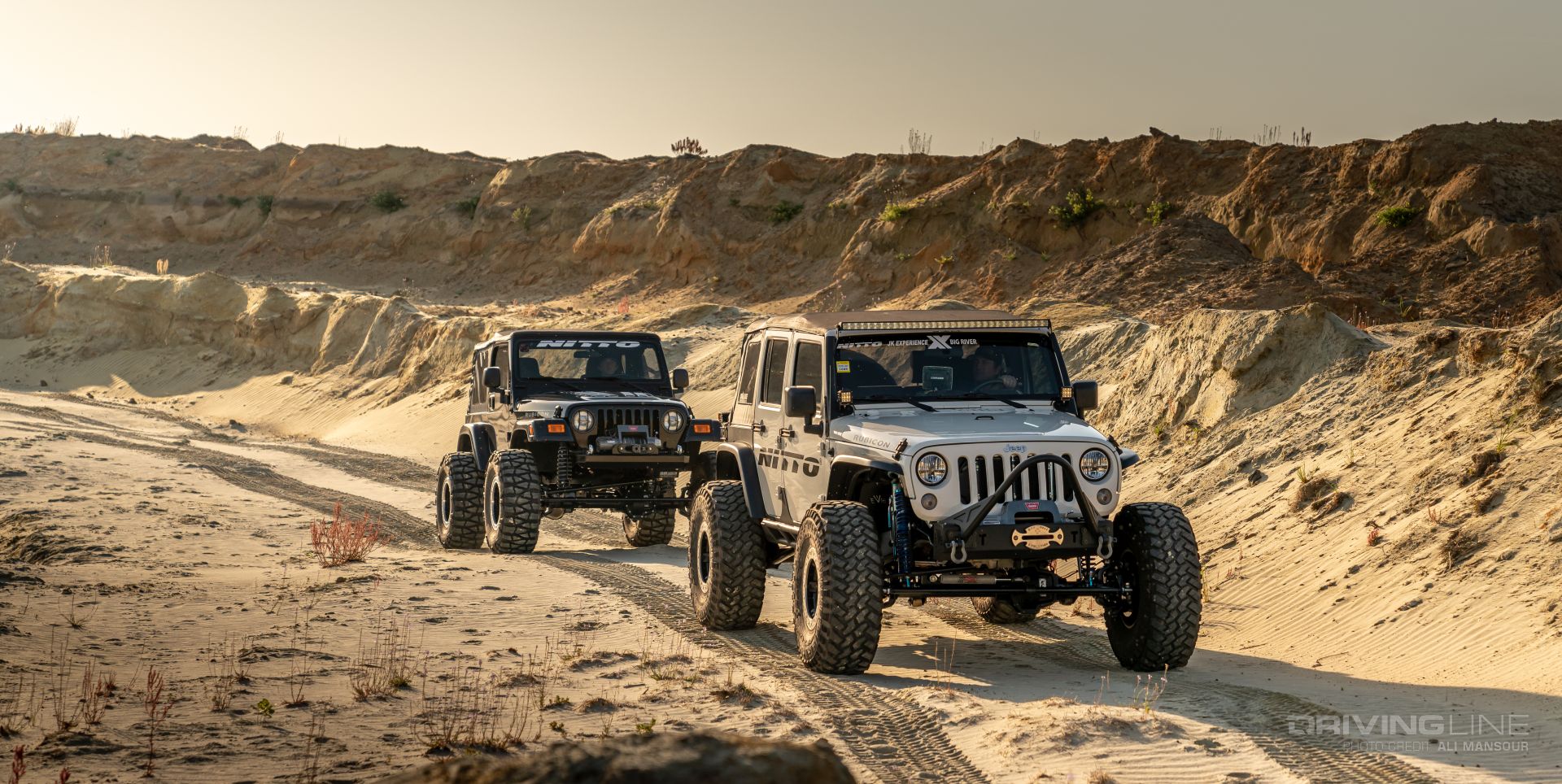 best jeep tires, one on Trail Grapplers and one on Mud Grapplers