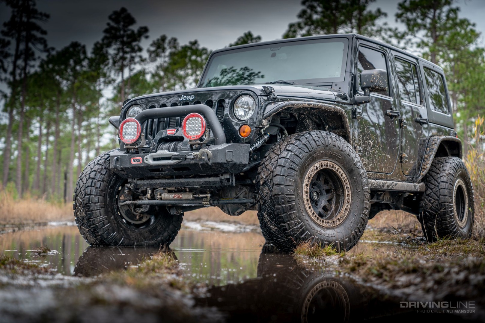 best jeep tires, Nitto Ridge Grappler tire in water