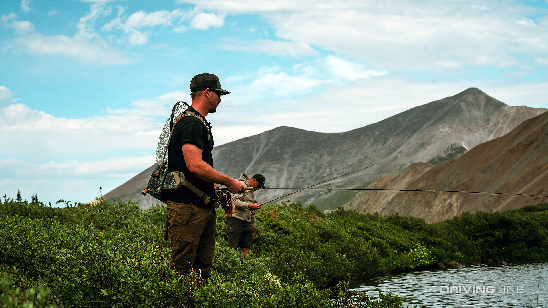 fly fishing baldwin lake on the trail