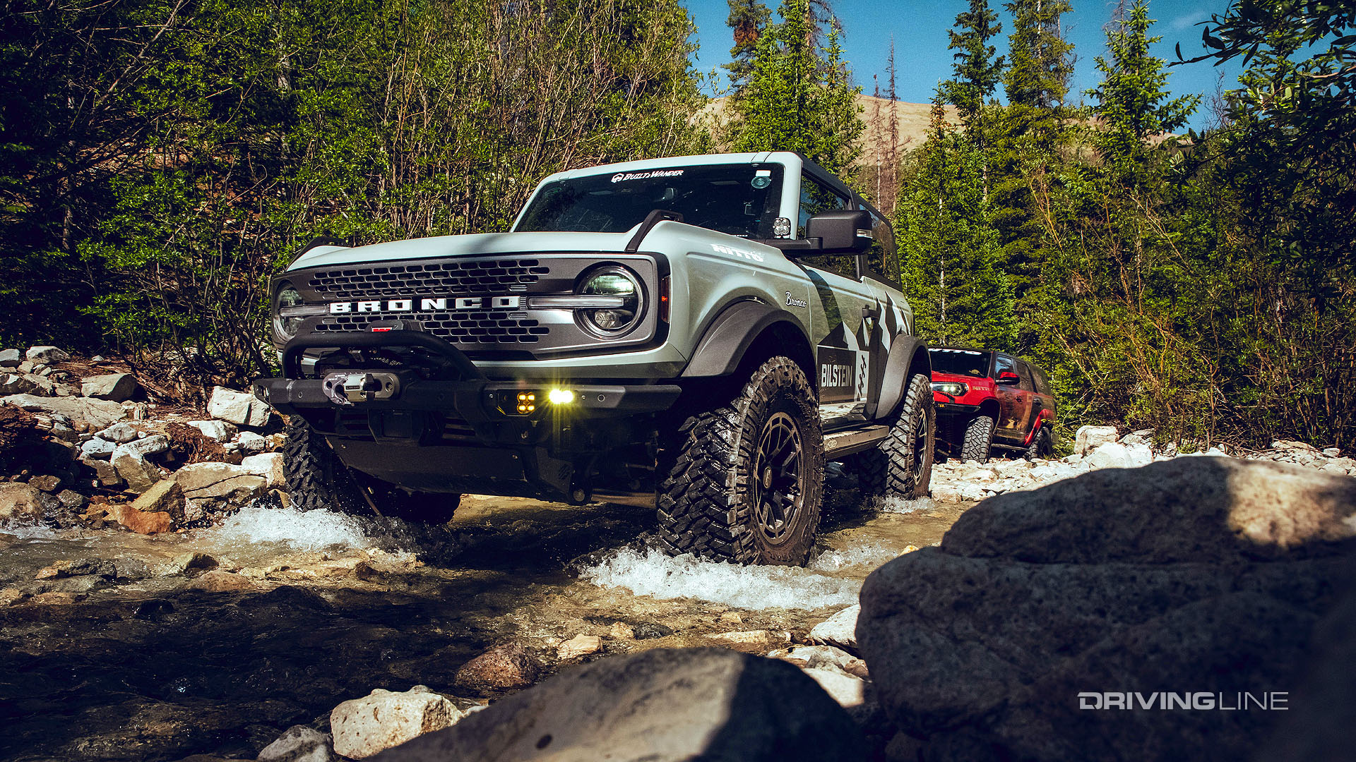ford bronco off roading mount antero on nitto tires