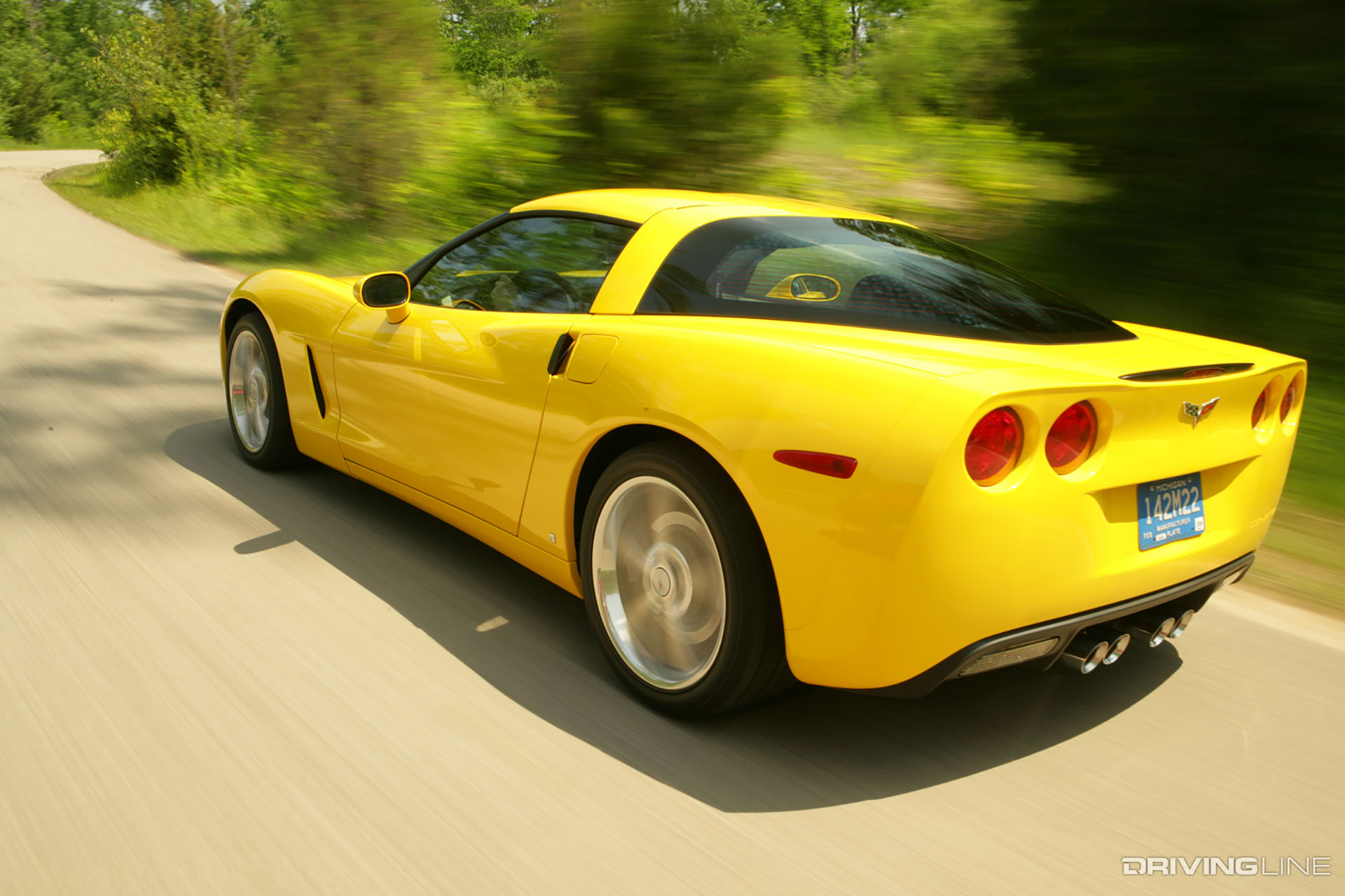 C6 Corvette Yellow