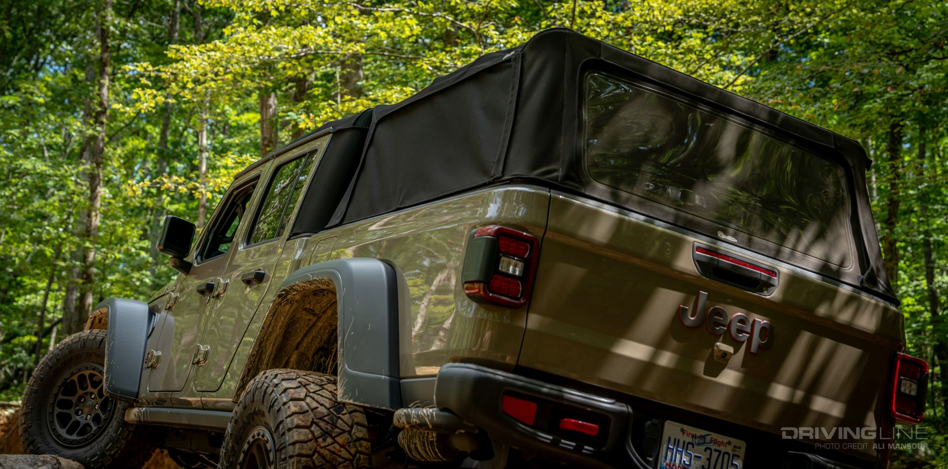 Jeep Gladiator Bestop Supertop For Trucks 2 Bed Cover wheeling off-road on Nitto Ridge Grappler tires