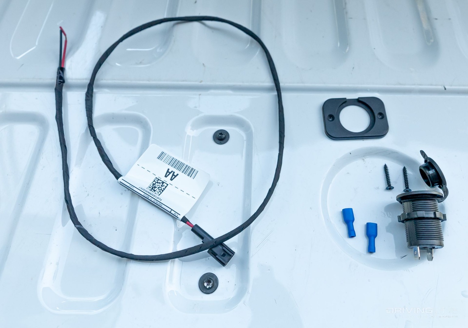 2022 Ford Maverick Hybrid XL Overland bed power outlet upgrade parts