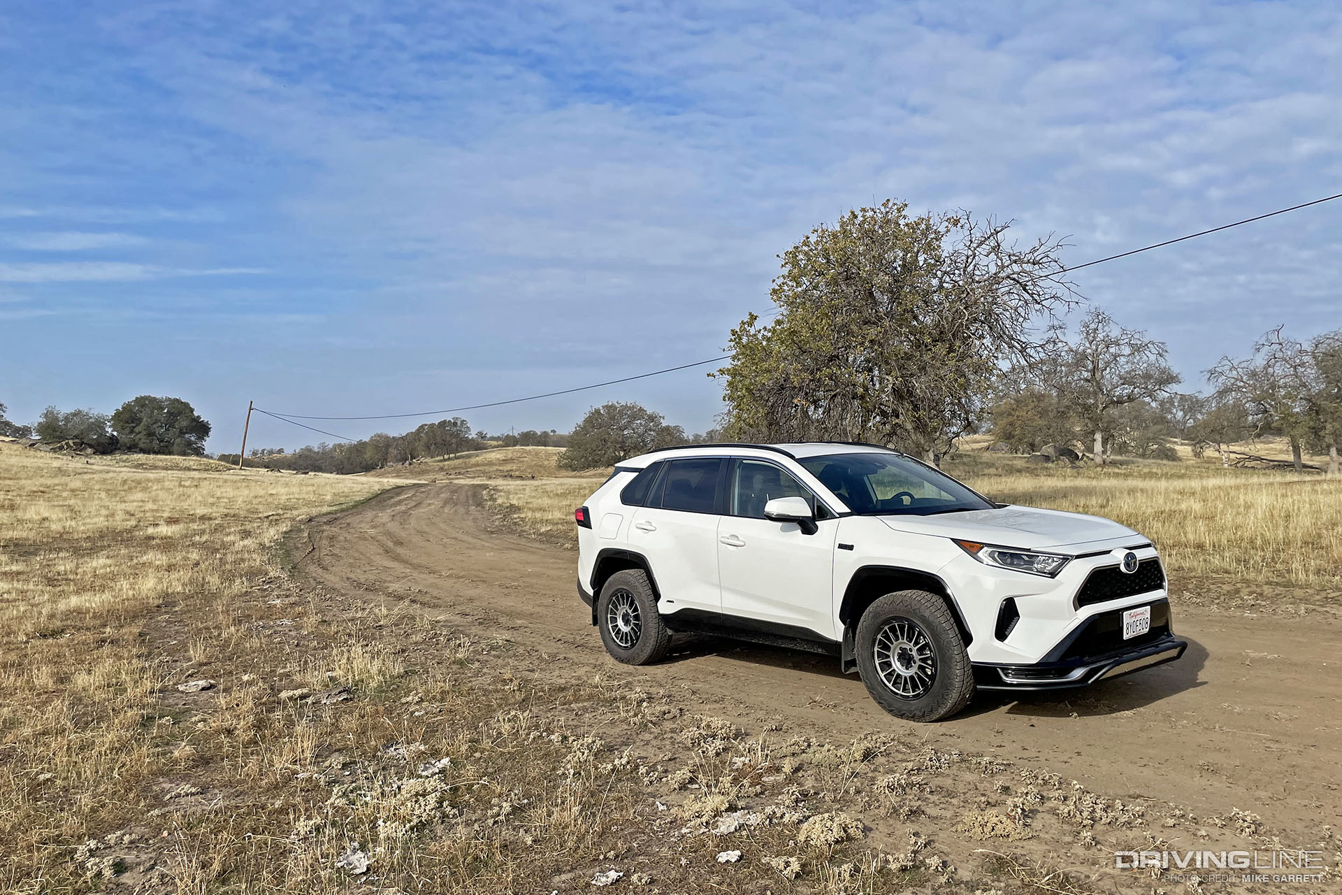 2021 Toyota RAV4 Prime on Dirt Road