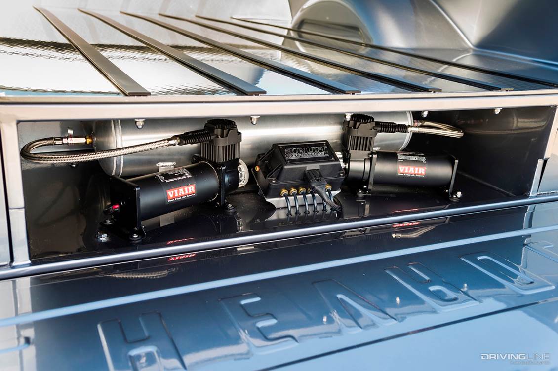 Air suspension setup