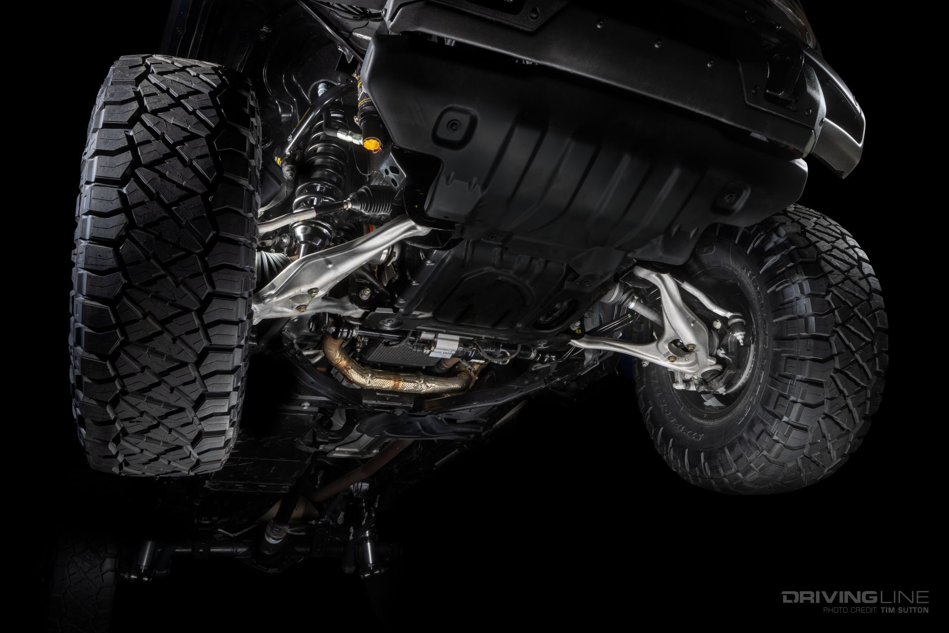 2021 Ford Bronco IFS front overall suspension view