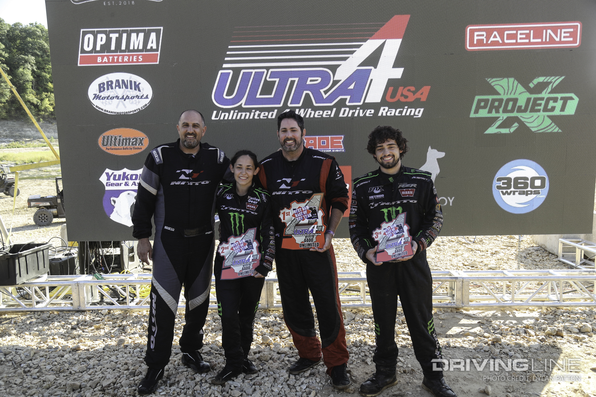 Race results of 2023 Ultra4 Disney, Ok: 1.Bryon Crofts, 2. Bailey Campbell and co-driver, 3. Wayland Campbell