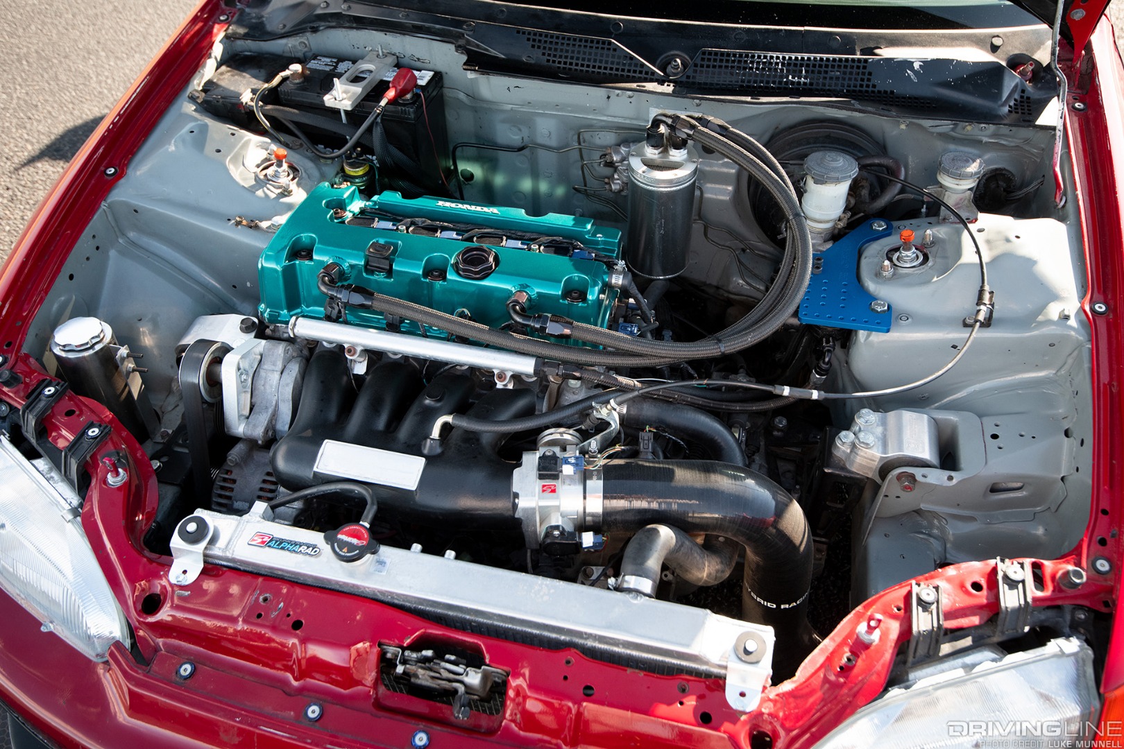 Honda Civic with K20 engine