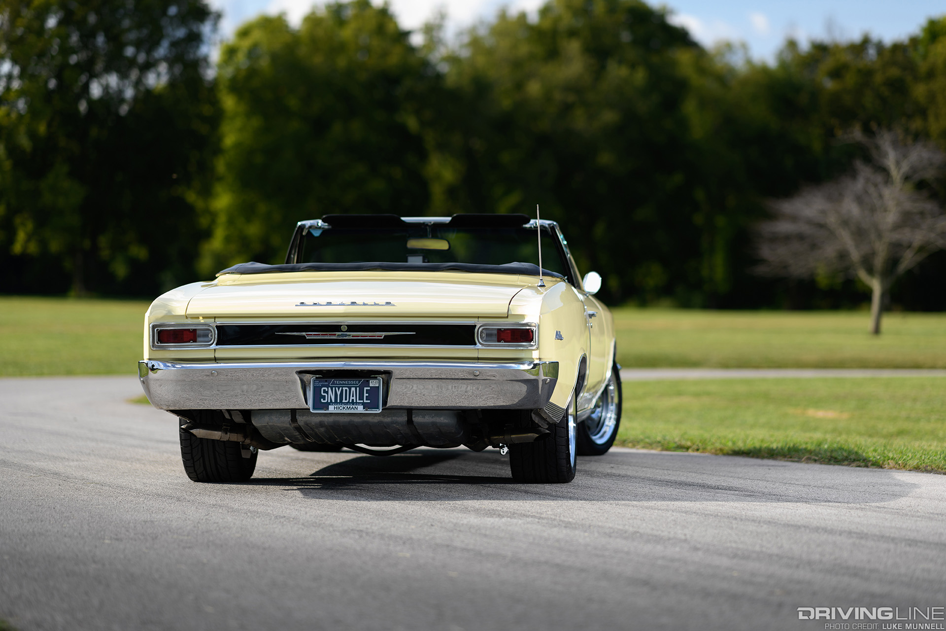 1966 Chevy Malibu Rear View