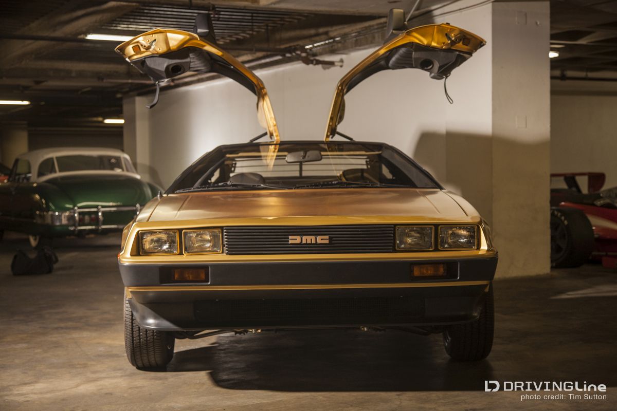 24 karat gold delorean 1981 dmc petersen automotive museum 30