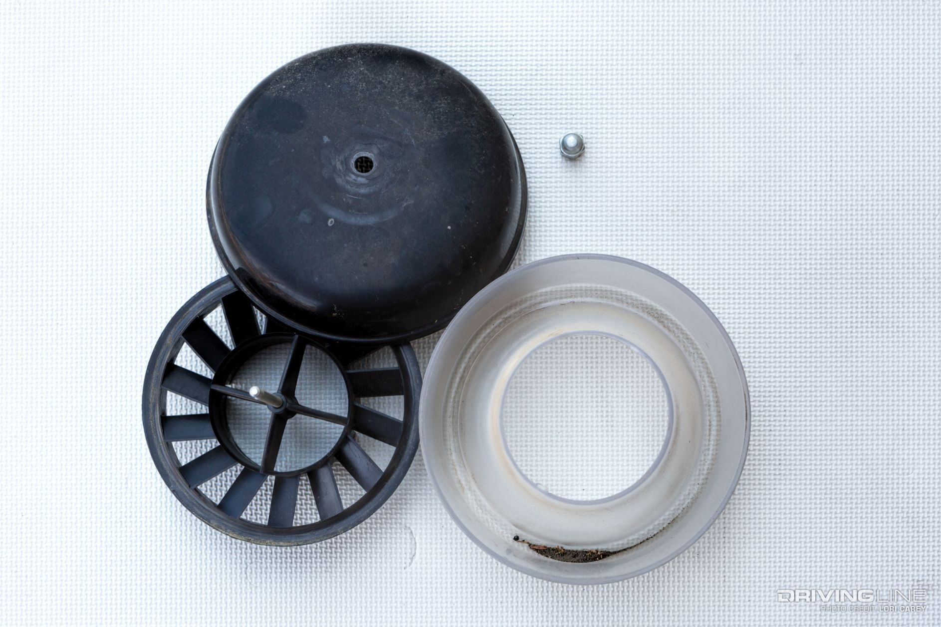 006_Rugged_Ridge_Snorkel_Prefilter_Disassembled