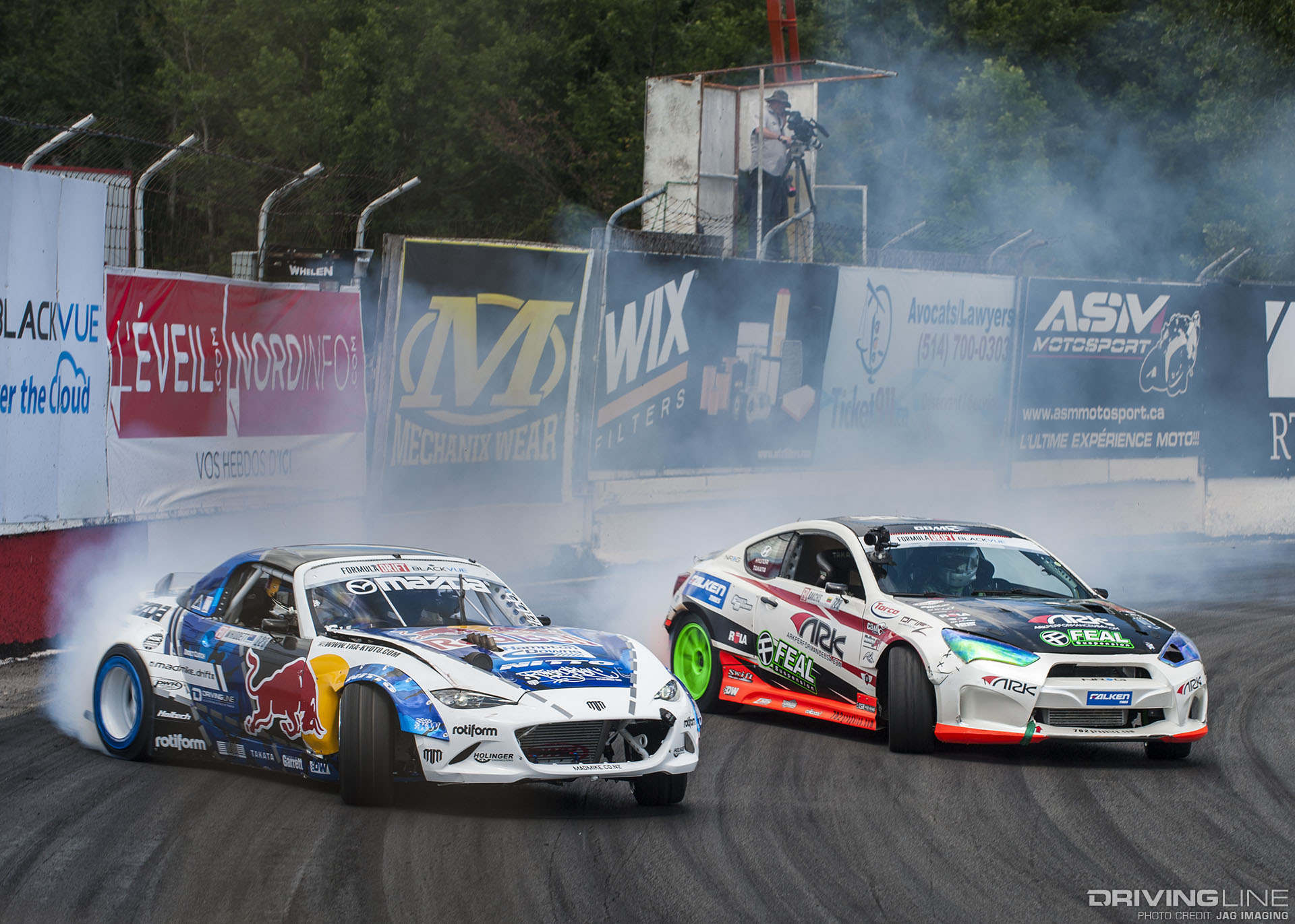 Formula Drift Round 5 Montreal - Mad Mike vs Odi Bakchis