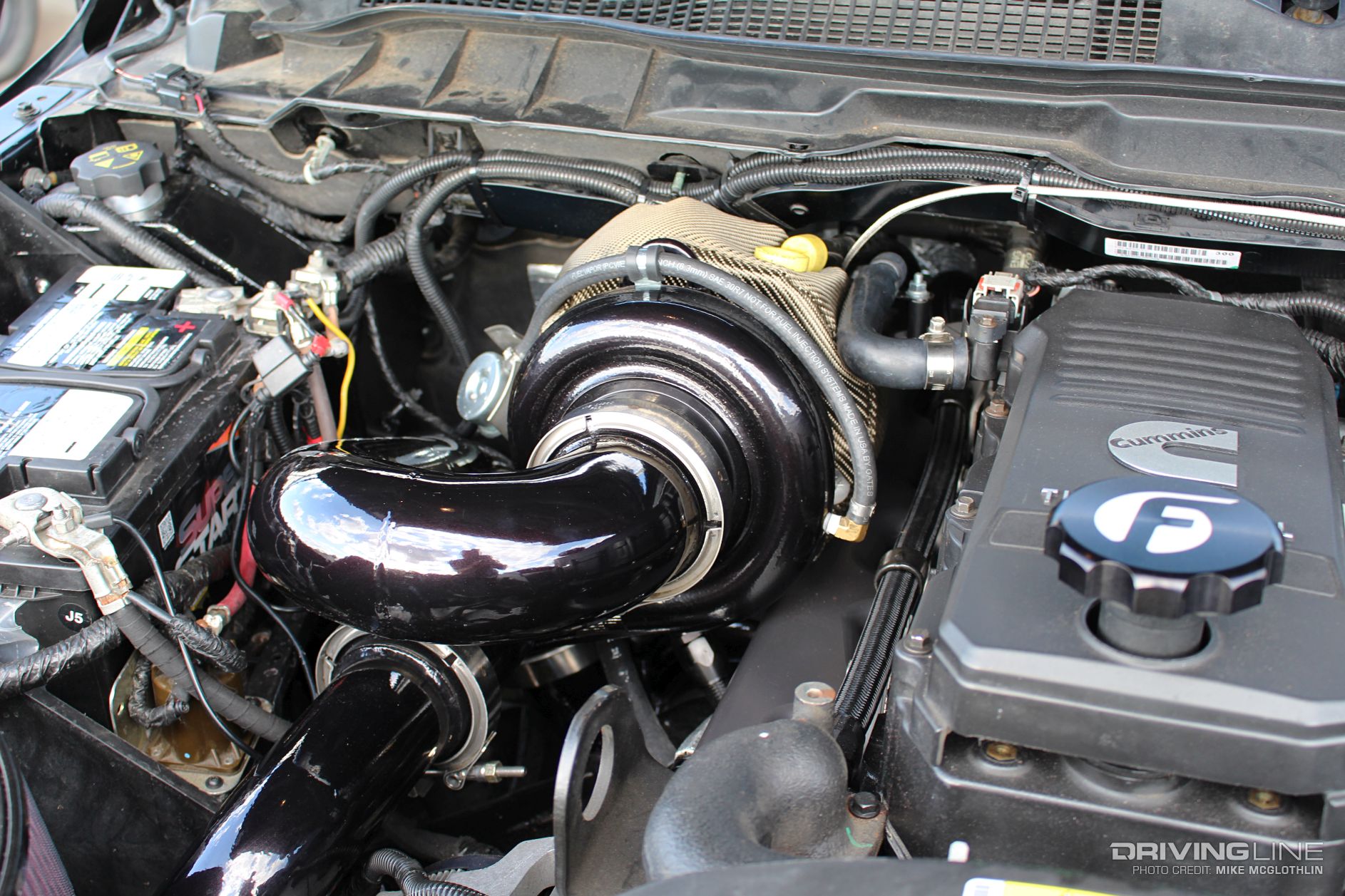 Fleece Performance S362-S475 compound turbo system for a Cummins