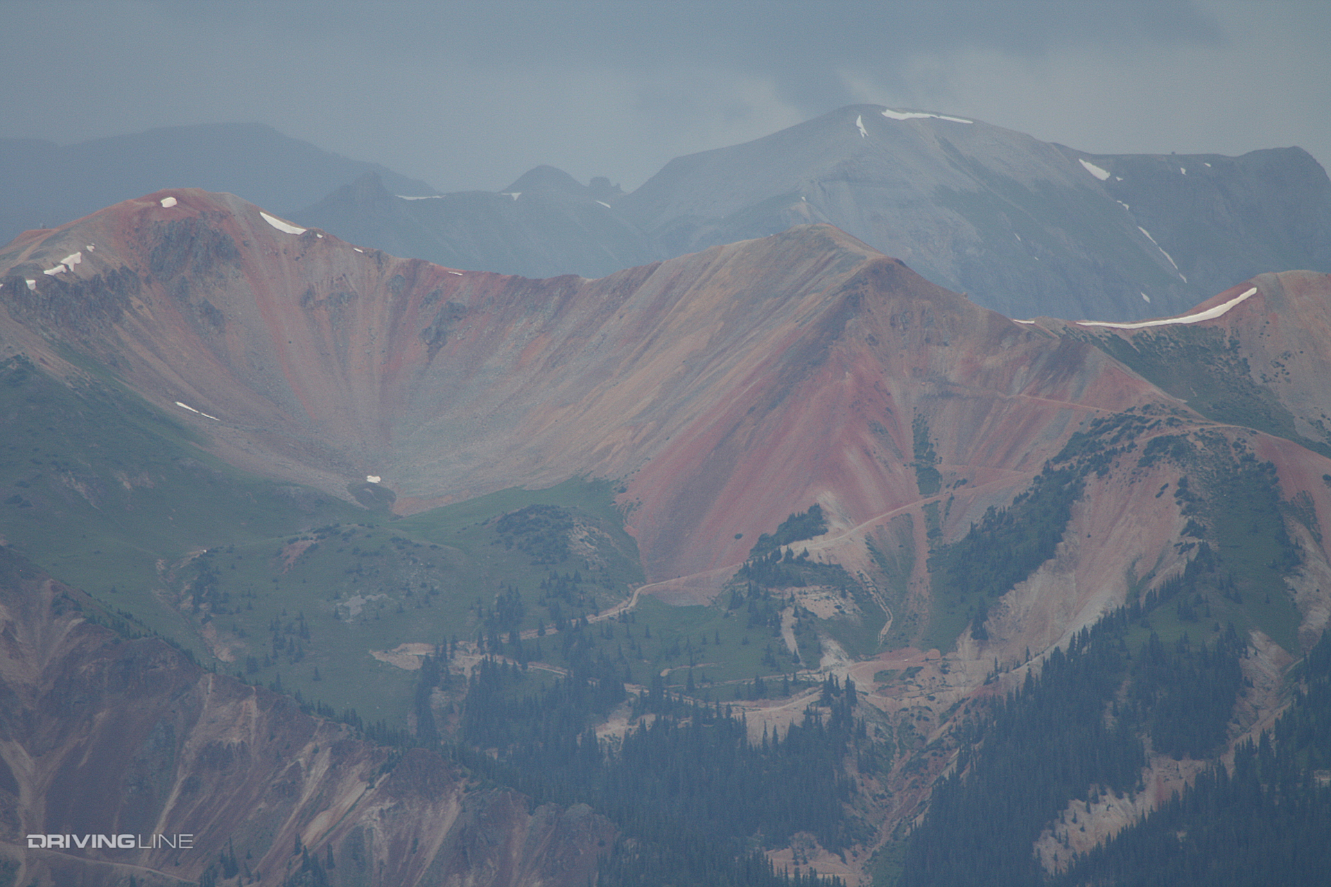 backside of Red Mountain and eastern end of Corkscrew Gulch