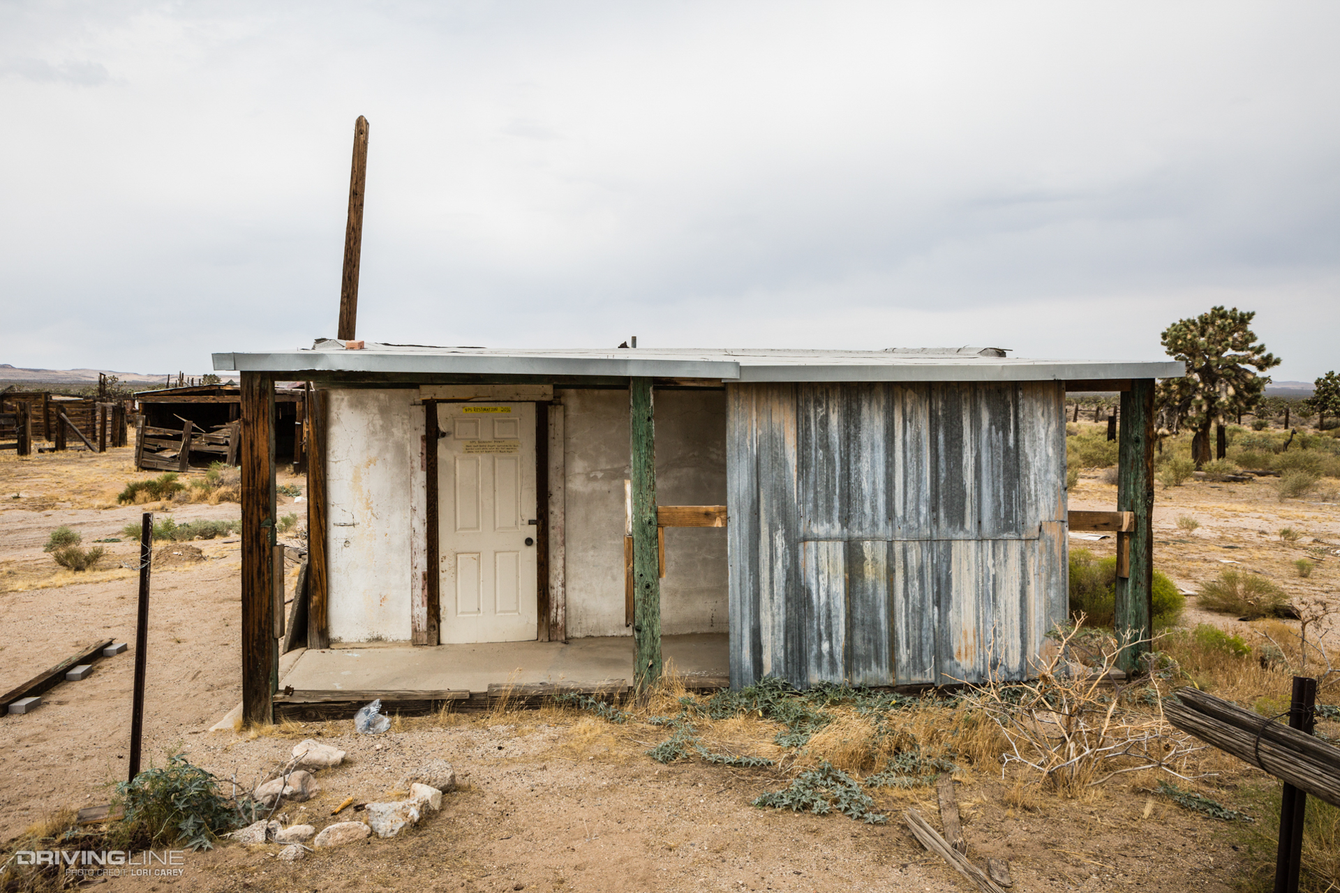 old kitchen at Rock Tank Cattle Camp on Aiken Mine Trail