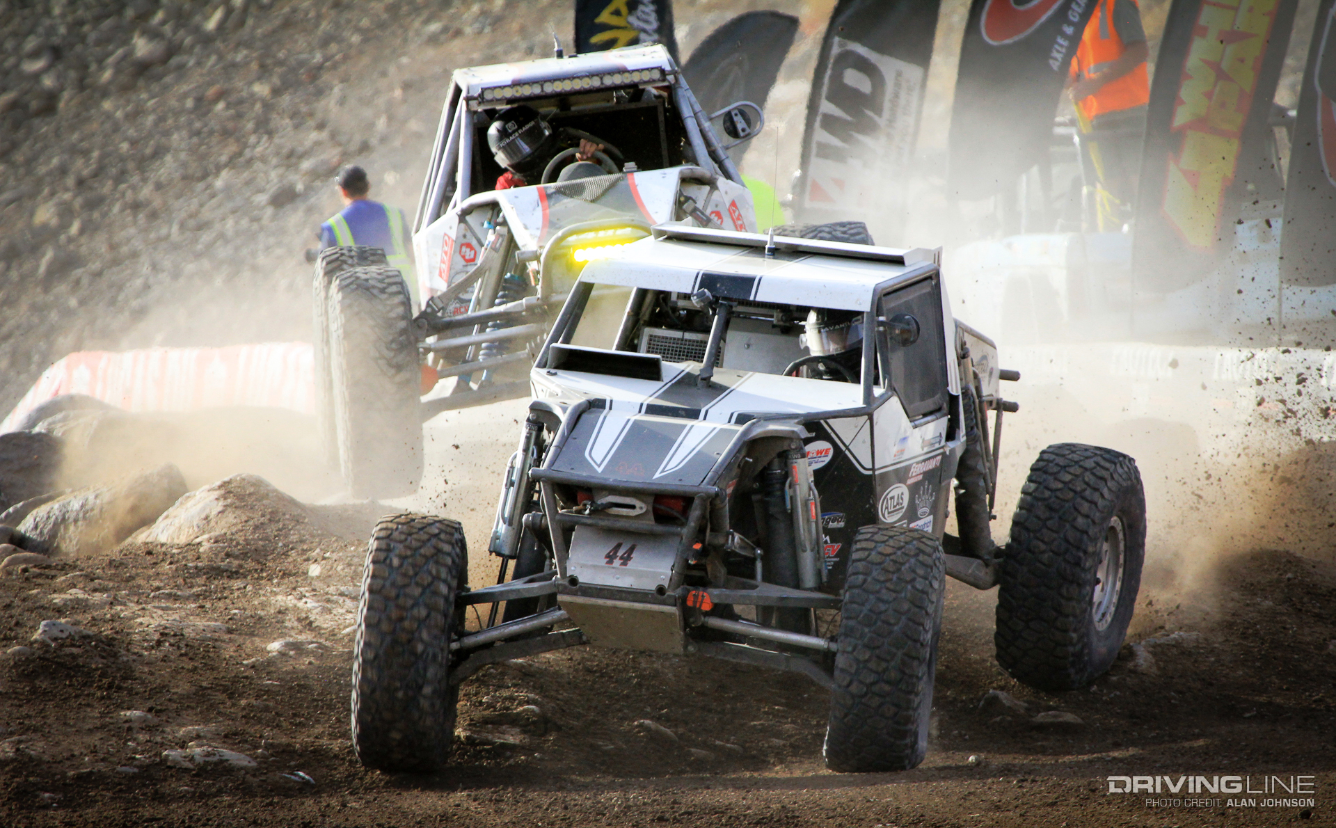 Gary Ferravanti Sr. Crossing Finish at 2016 Ultra4 Nitto National Championship Race