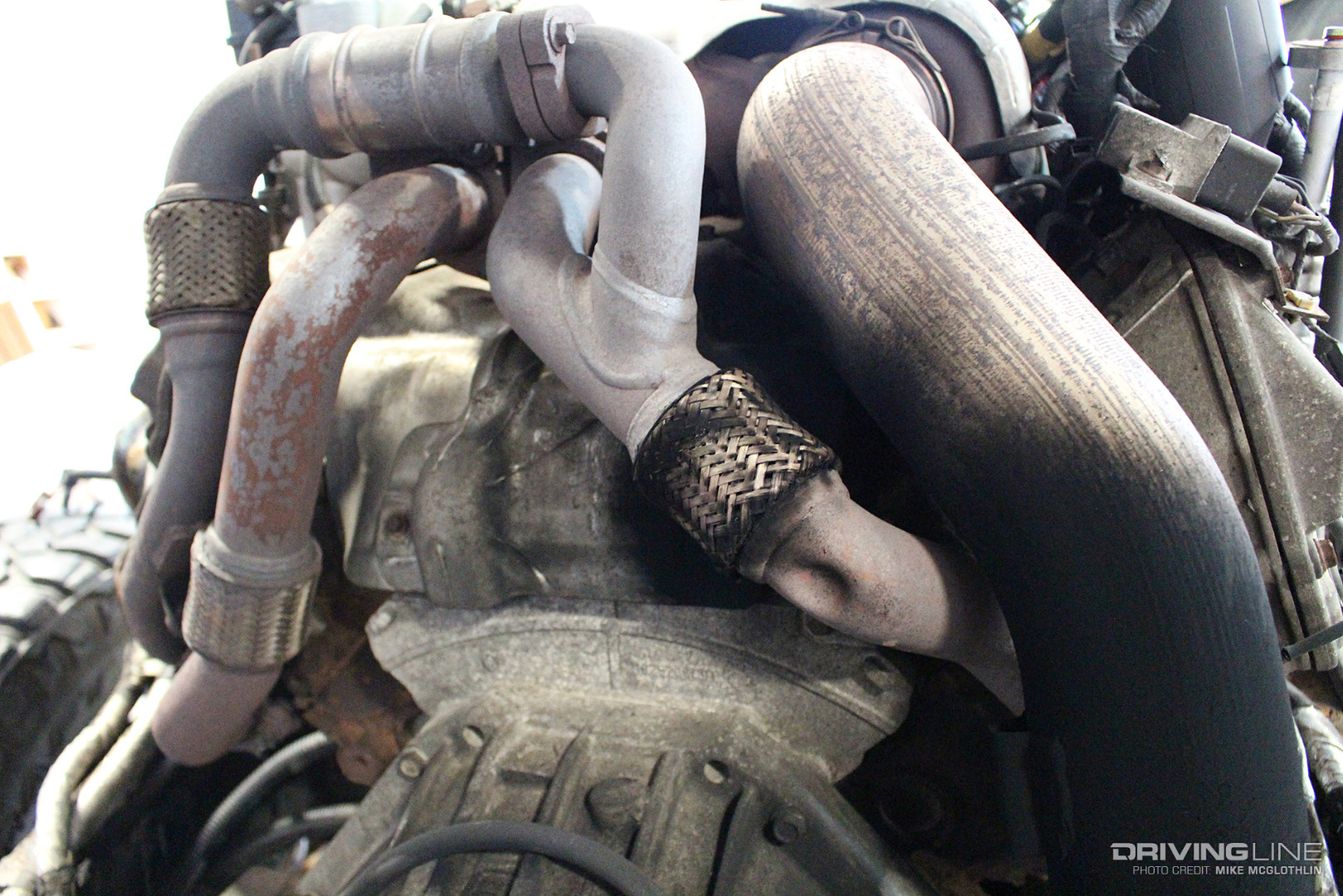 Ford 6.4 Power Stroke Cracked up pipe