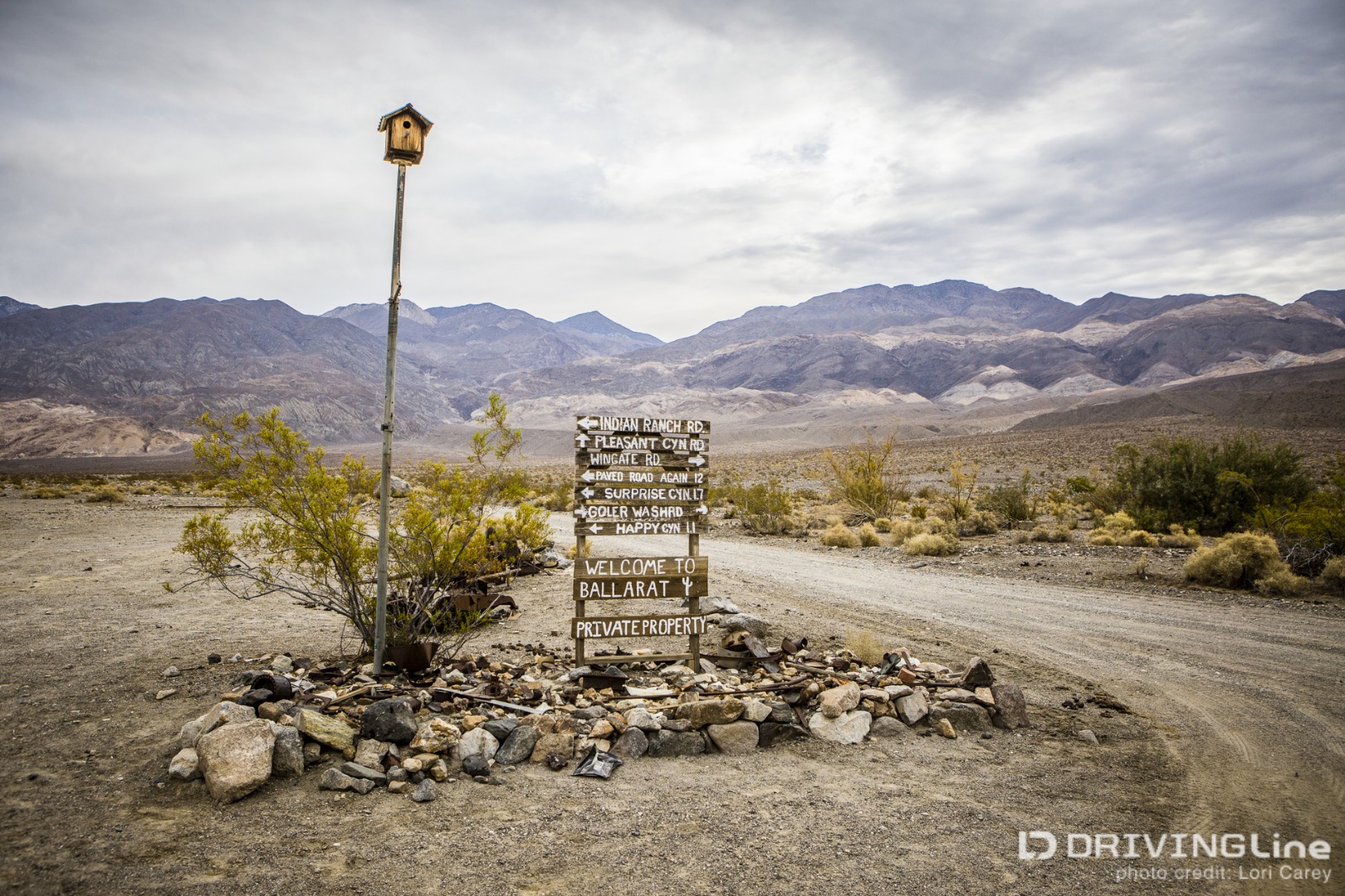 Signpost at intersection of Ballarat Road