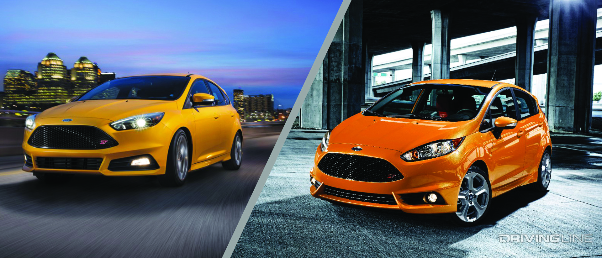 2017 Ford Focus ST vs. Ford Fiesta ST