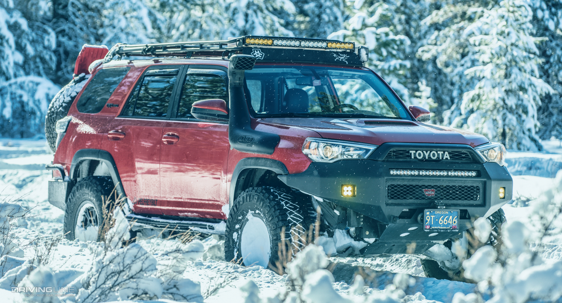 4Runner in snow