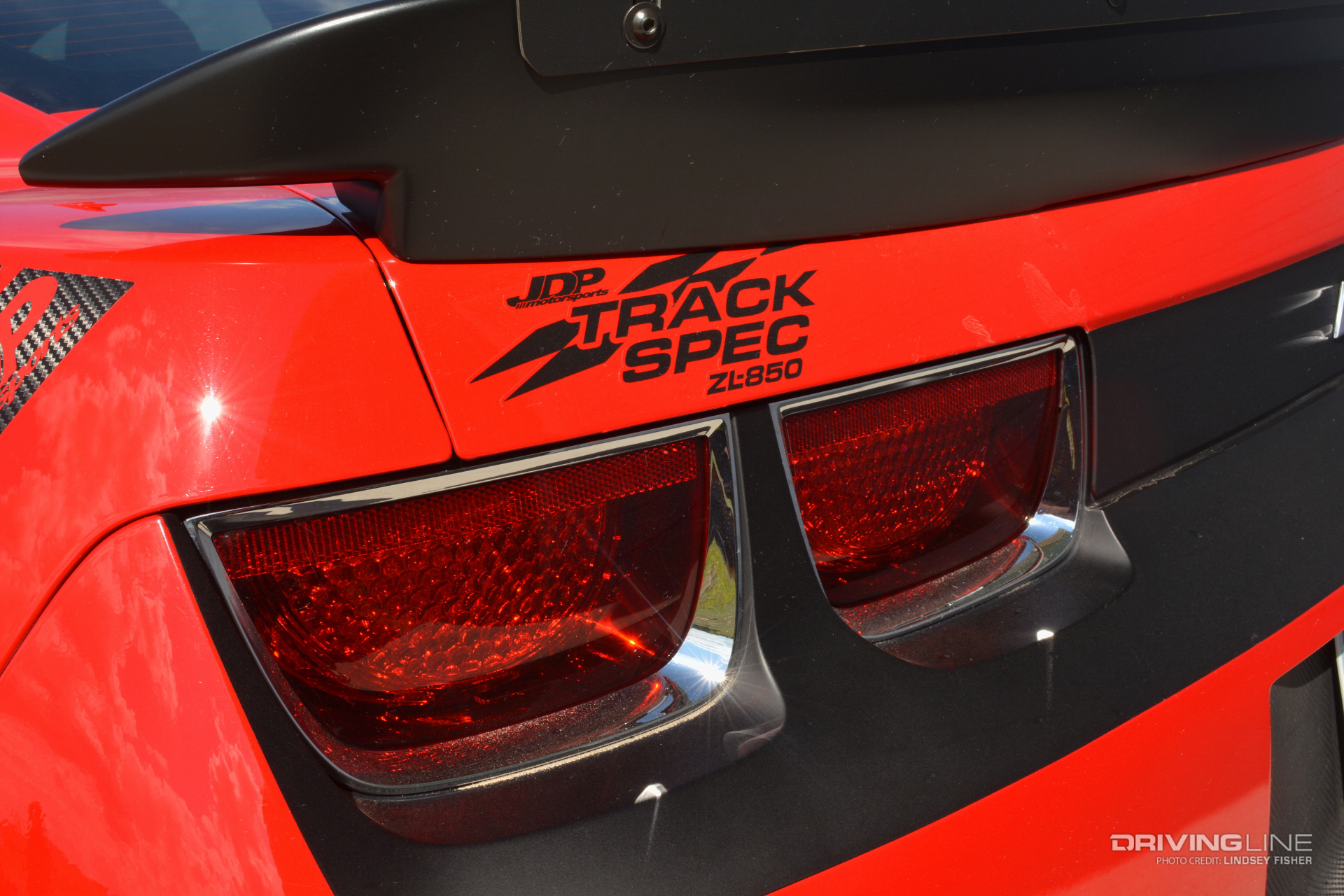 ZL1 JDP Track Spec spoiler closeup