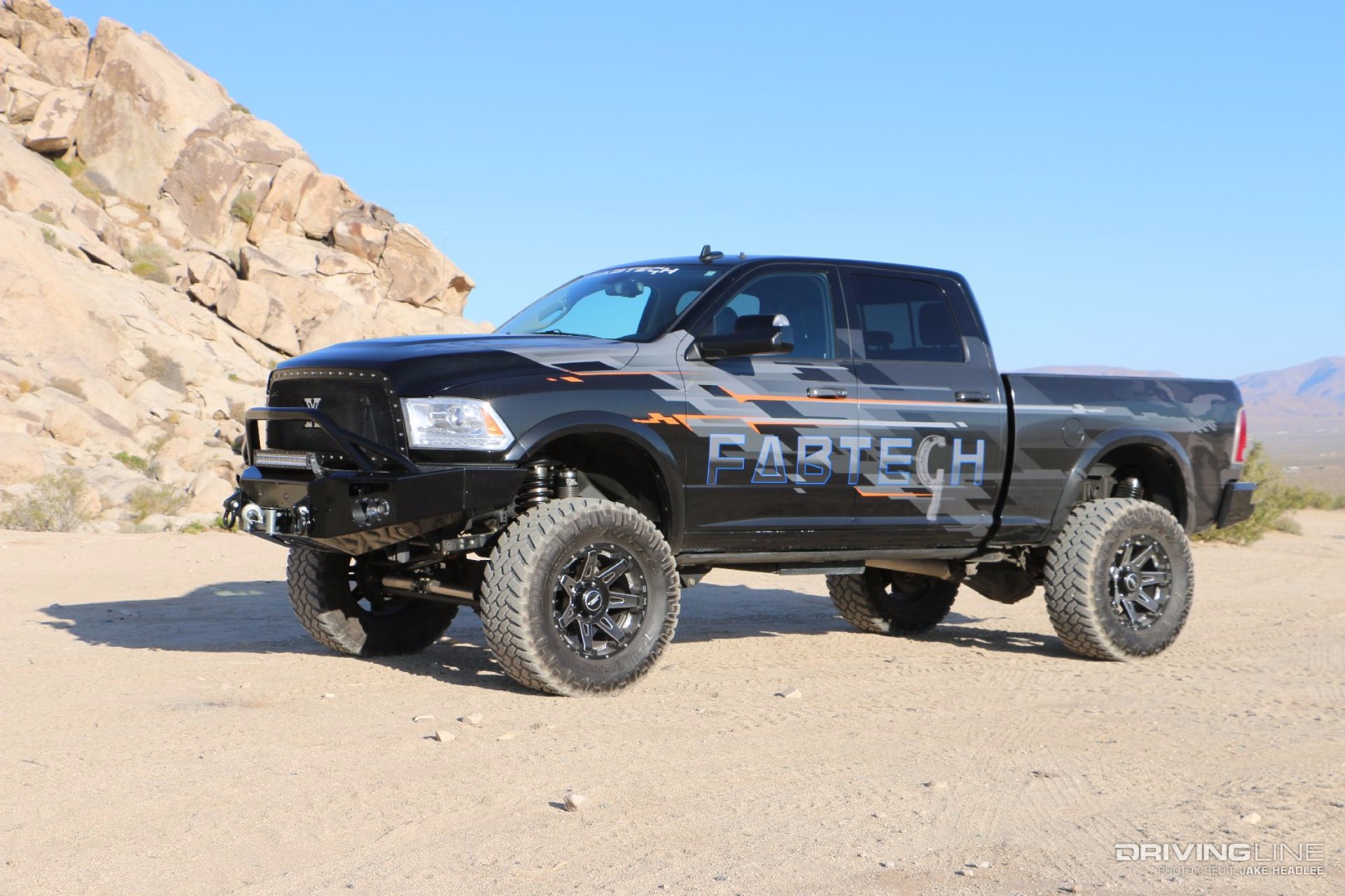 003 fabtech ram 2500 front 3quarter