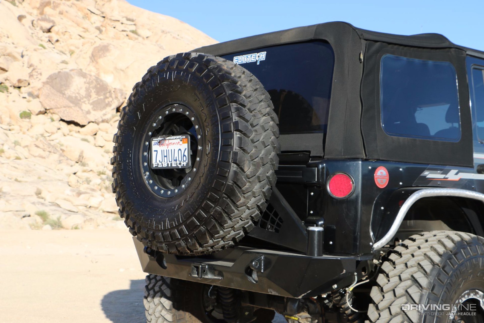 007 fabtech wrangler rubicon rear bumper