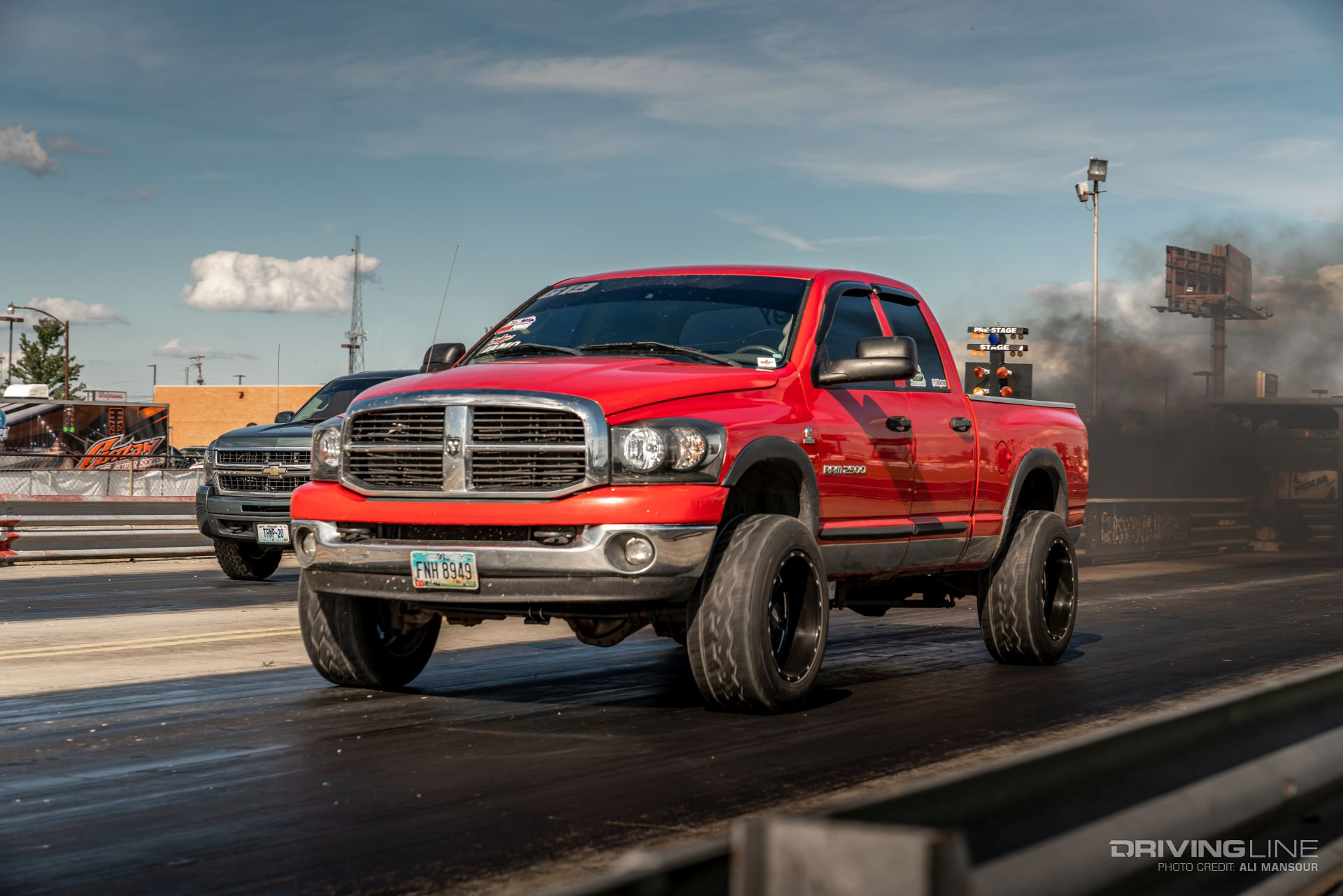 Third Gen Cummins Diesel Drag Race