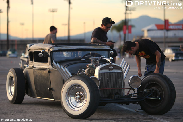 Mooneyes hot rod rat land speed Santa Fe Springs Yokohama Honmoku Japan Xmas Party Irwindale