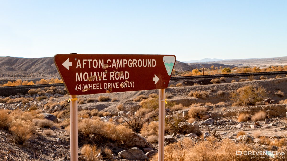 Afton Campground Sign on the Mojave Road