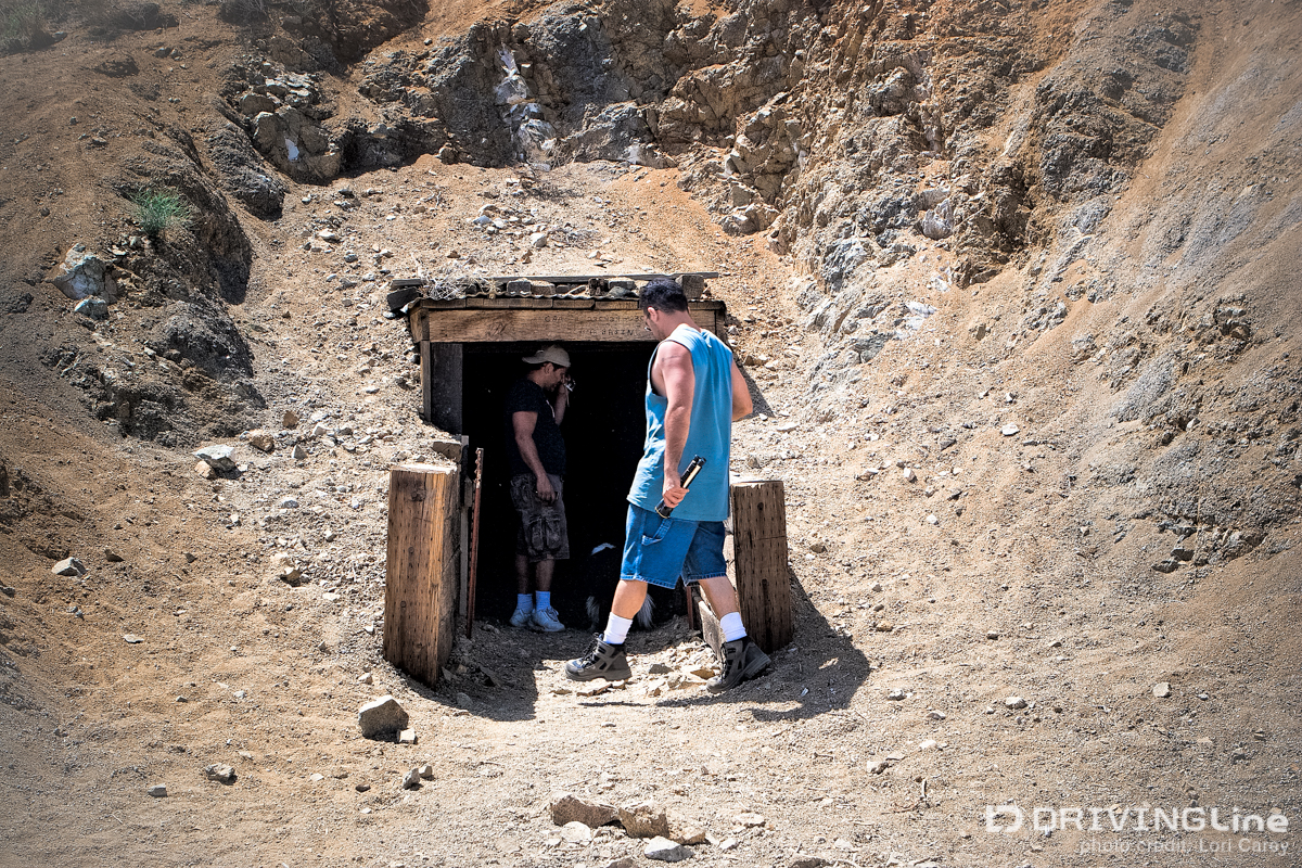 MrBash and his cousin entering the Burro Schmid tunnel