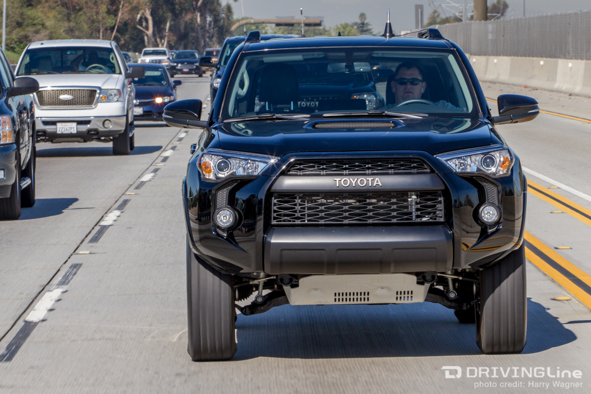 Toyota 4Runner on the freeway