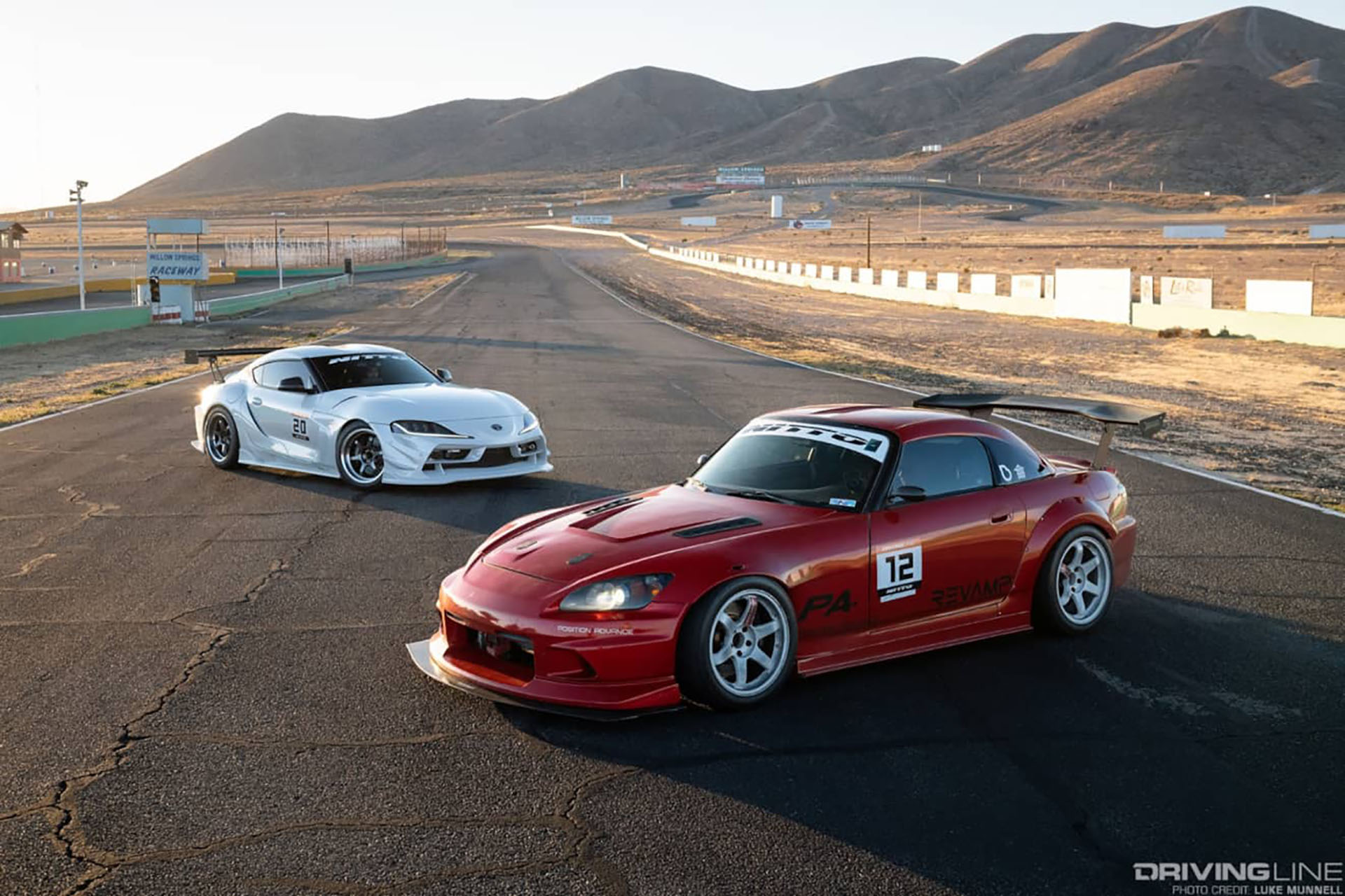 Honda S2000 and Toyota Supra on Nitto NT01