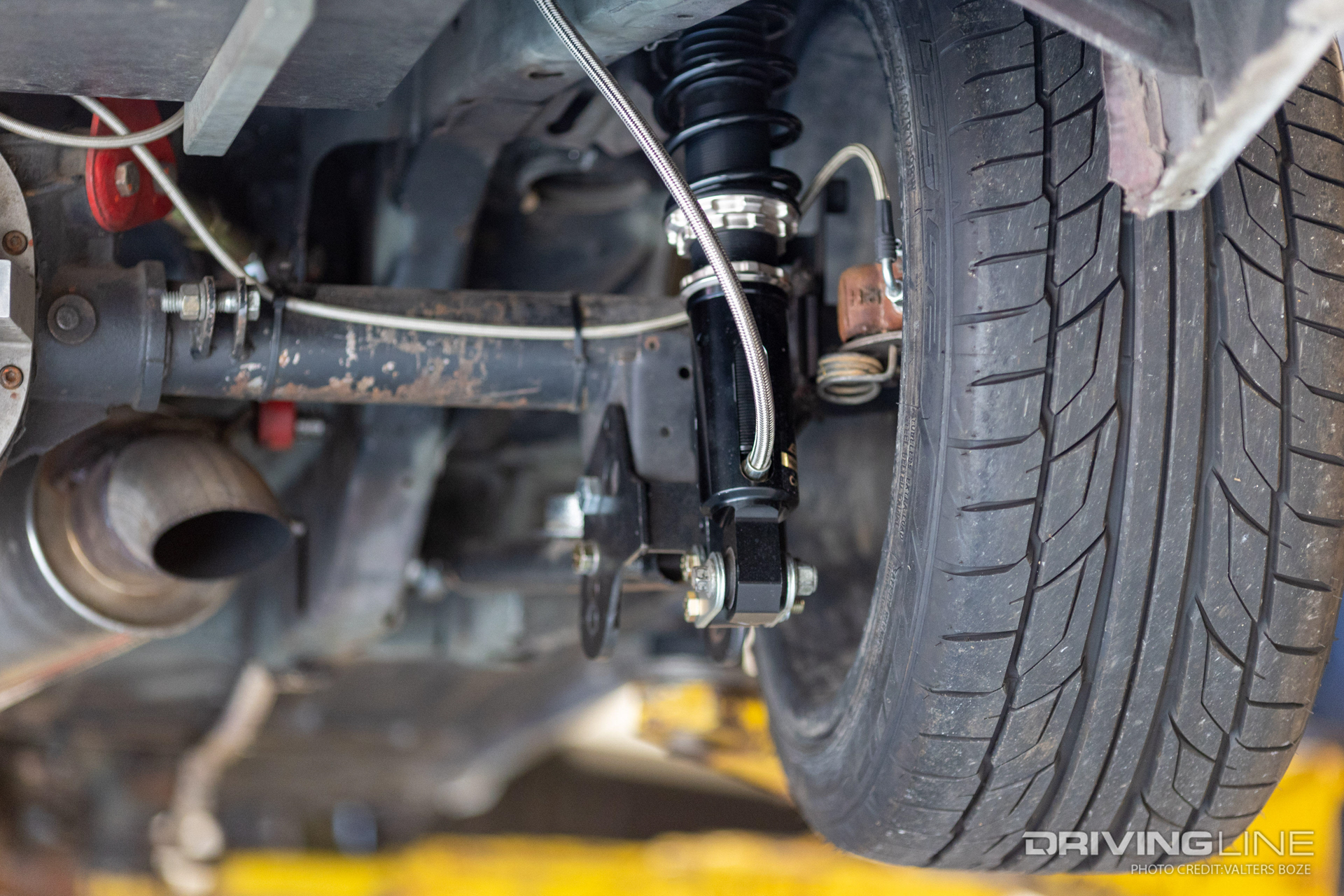 8.8-inch rear end with Nitto NT555 G2 tires