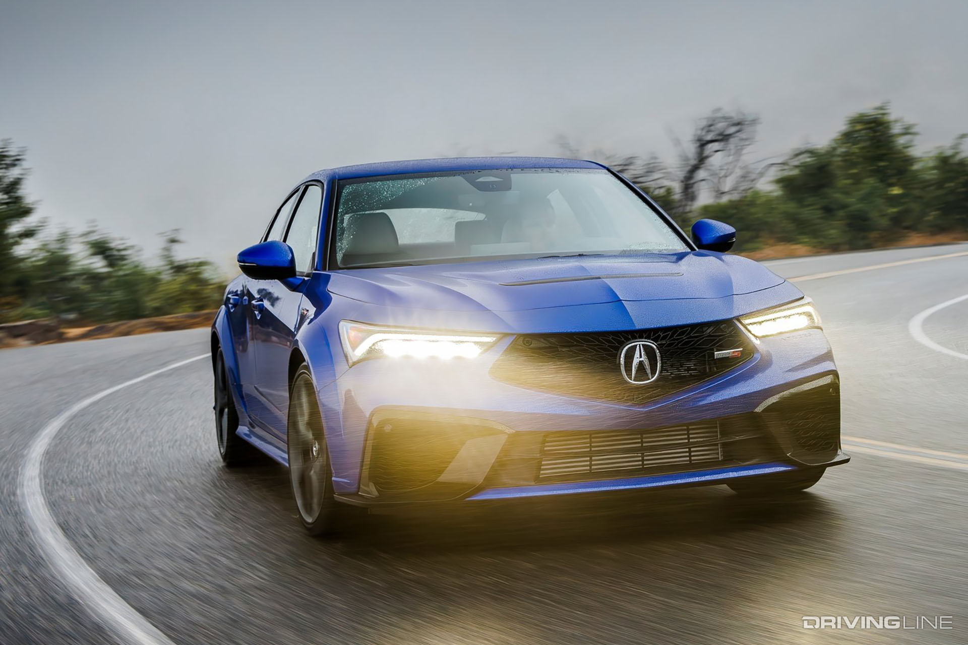 Integra Type S Blue Front View
