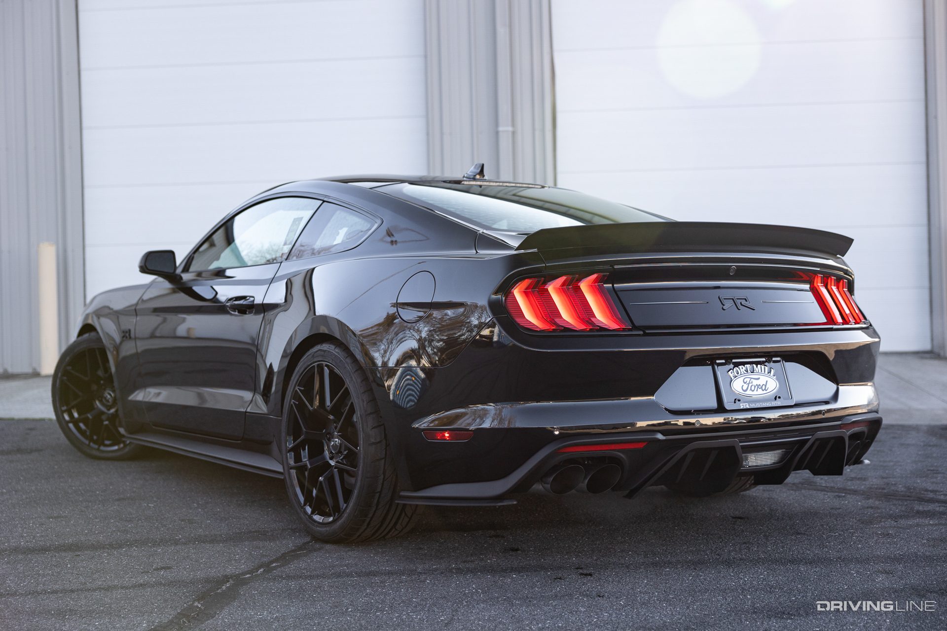 The RTR rear decklid, rear spoiler, and rear diffuser are all part of the RTR Spec 3 package